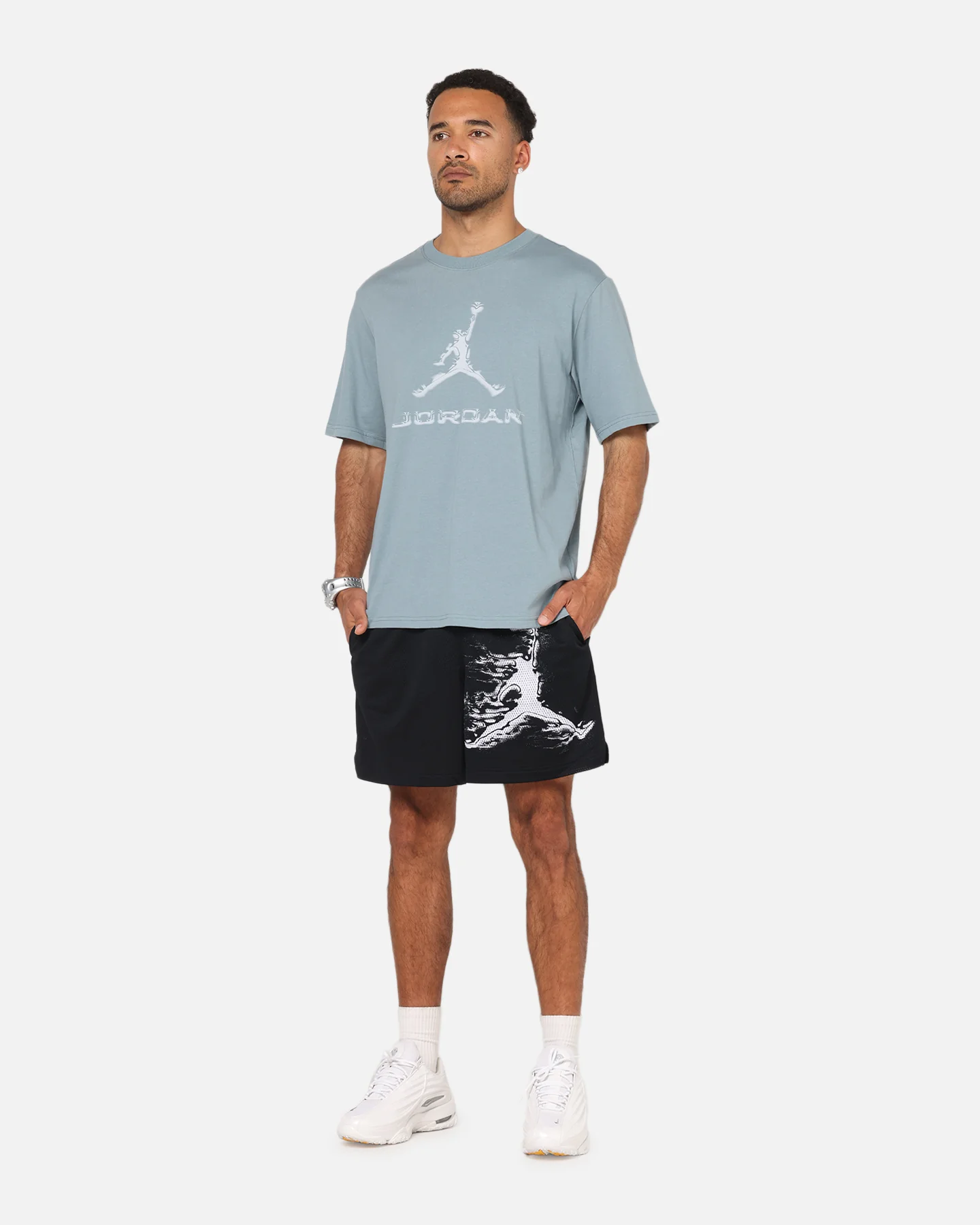 Jordan Dri-FIT Sport Brand T-Shirt Aviator Grey - Image 2
