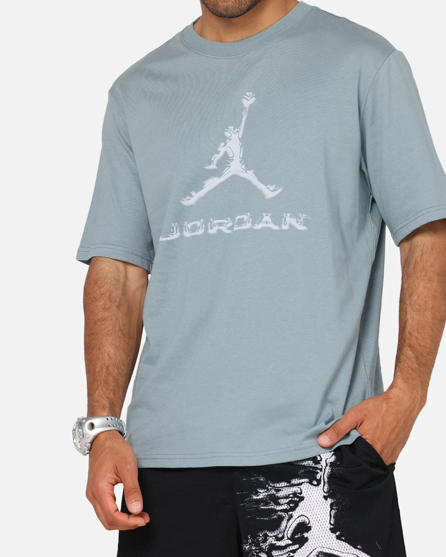 Jordan Dri-FIT Sport Brand T-Shirt Aviator Grey - Image 6