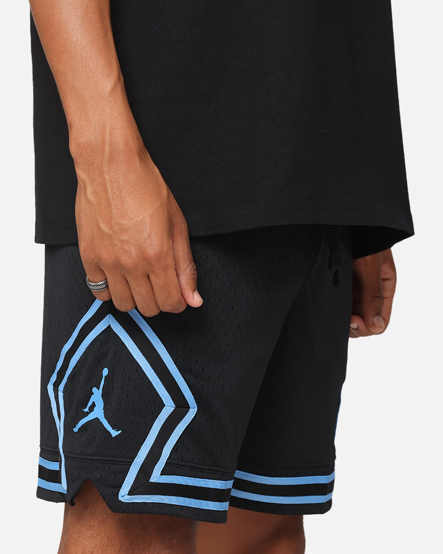 Jordan Dri-FIT Sport Diamond Shorts Black/Blue - Image 3