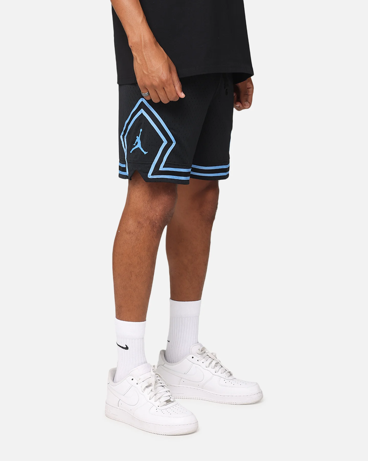 Jordan Dri-FIT Sport Diamond Shorts Black/Blue - Image 5