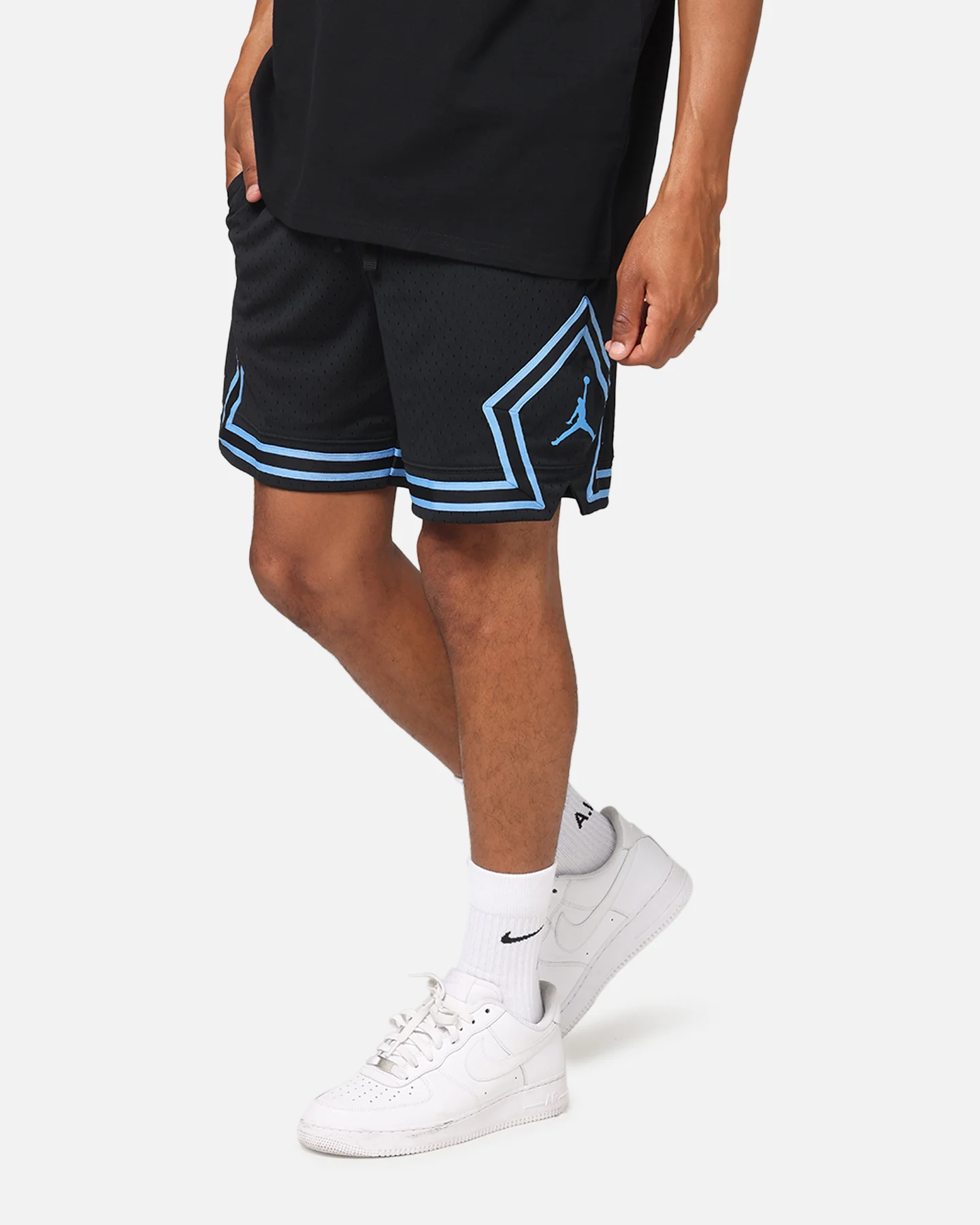 Jordan Dri-FIT Sport Diamond Shorts Black/Blue - Image 6