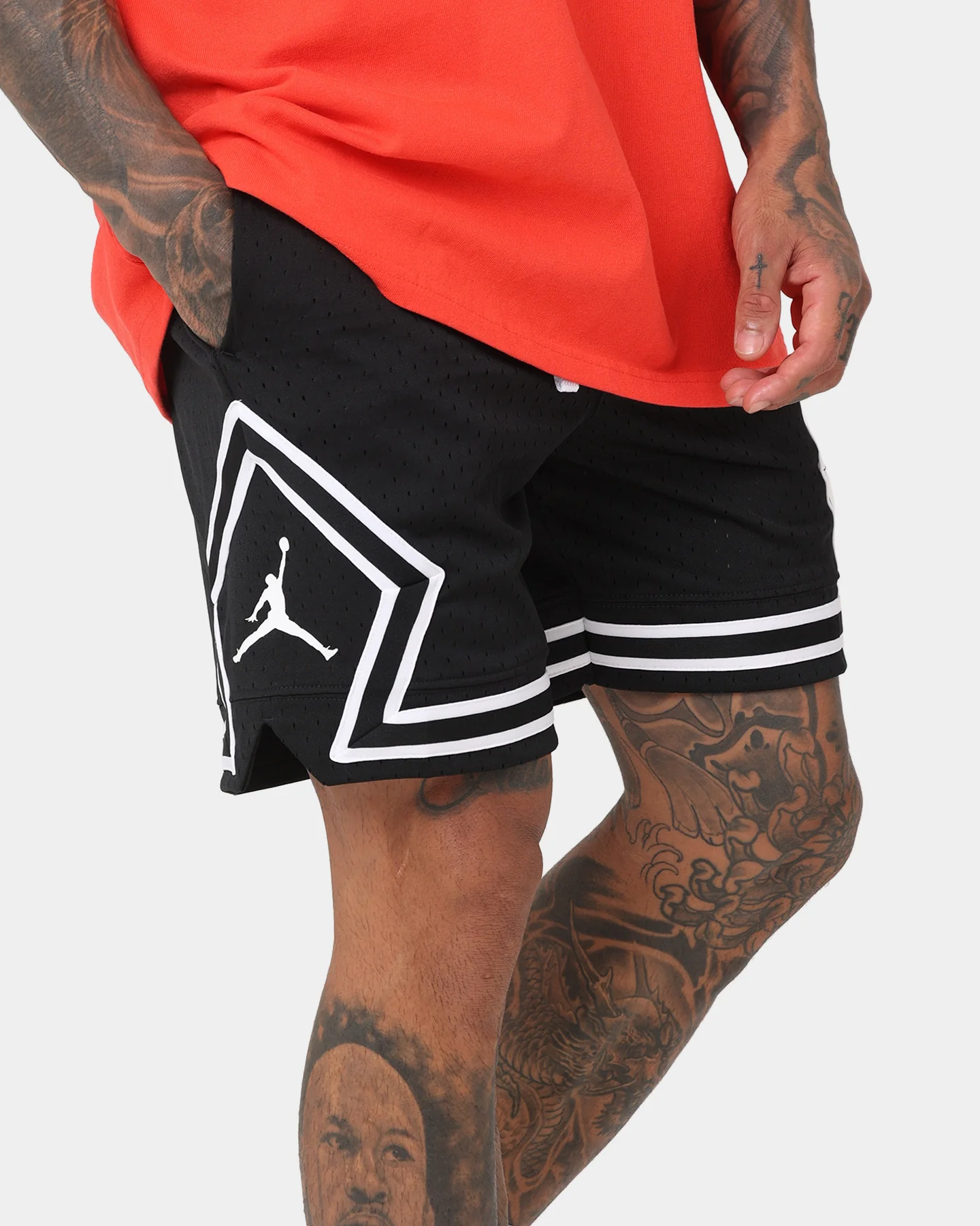 Jordan Dri-FIT Sport Diamond Shorts Black/White - Image 3
