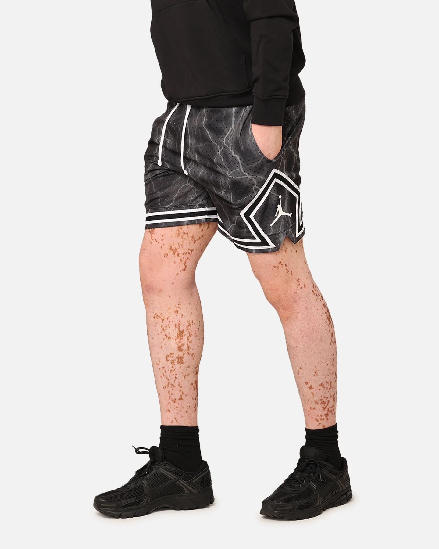 Jordan Dri-FIT Sport Diamond Shorts Black/White - Image 6