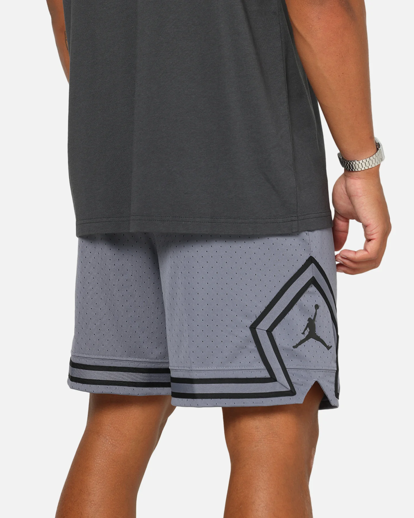 Jordan Dri-FIT Sport Diamond Shorts Light Carbon/Black - Image 3