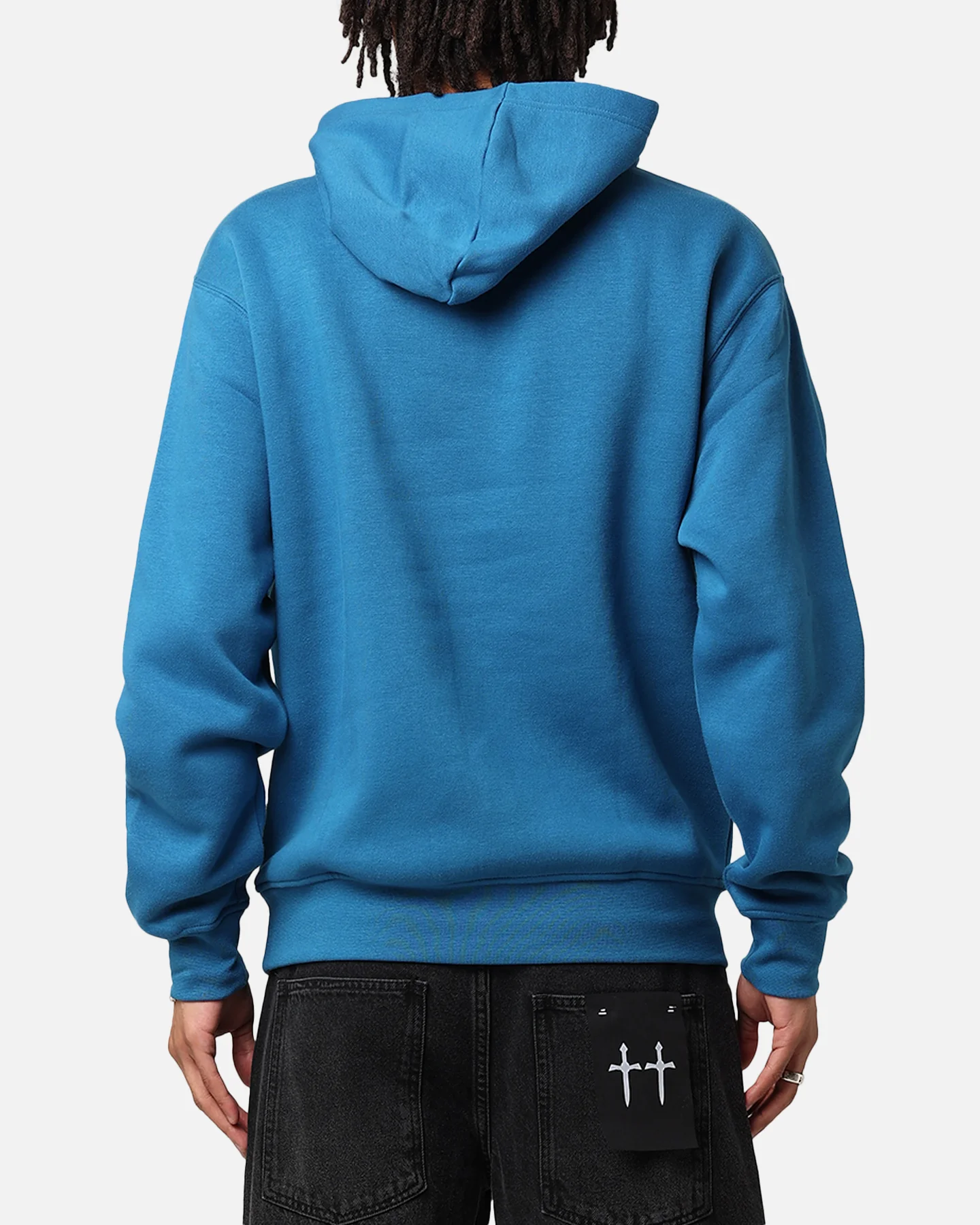 Jordan Essential Brooklyn Fleece Pullover Hoodie Industrial Blue - Image 3