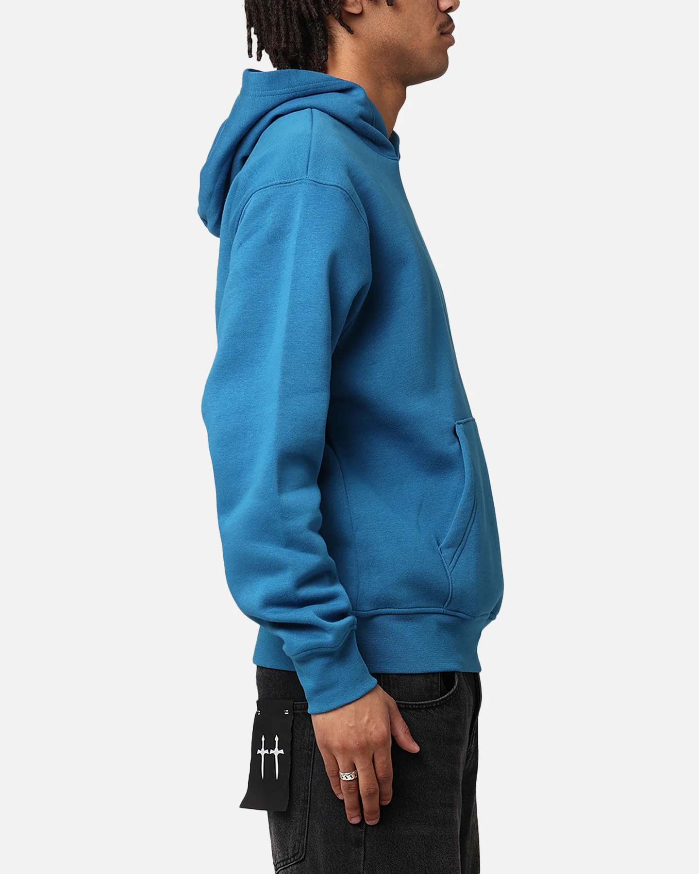 Jordan Essential Brooklyn Fleece Pullover Hoodie Industrial Blue - Image 4