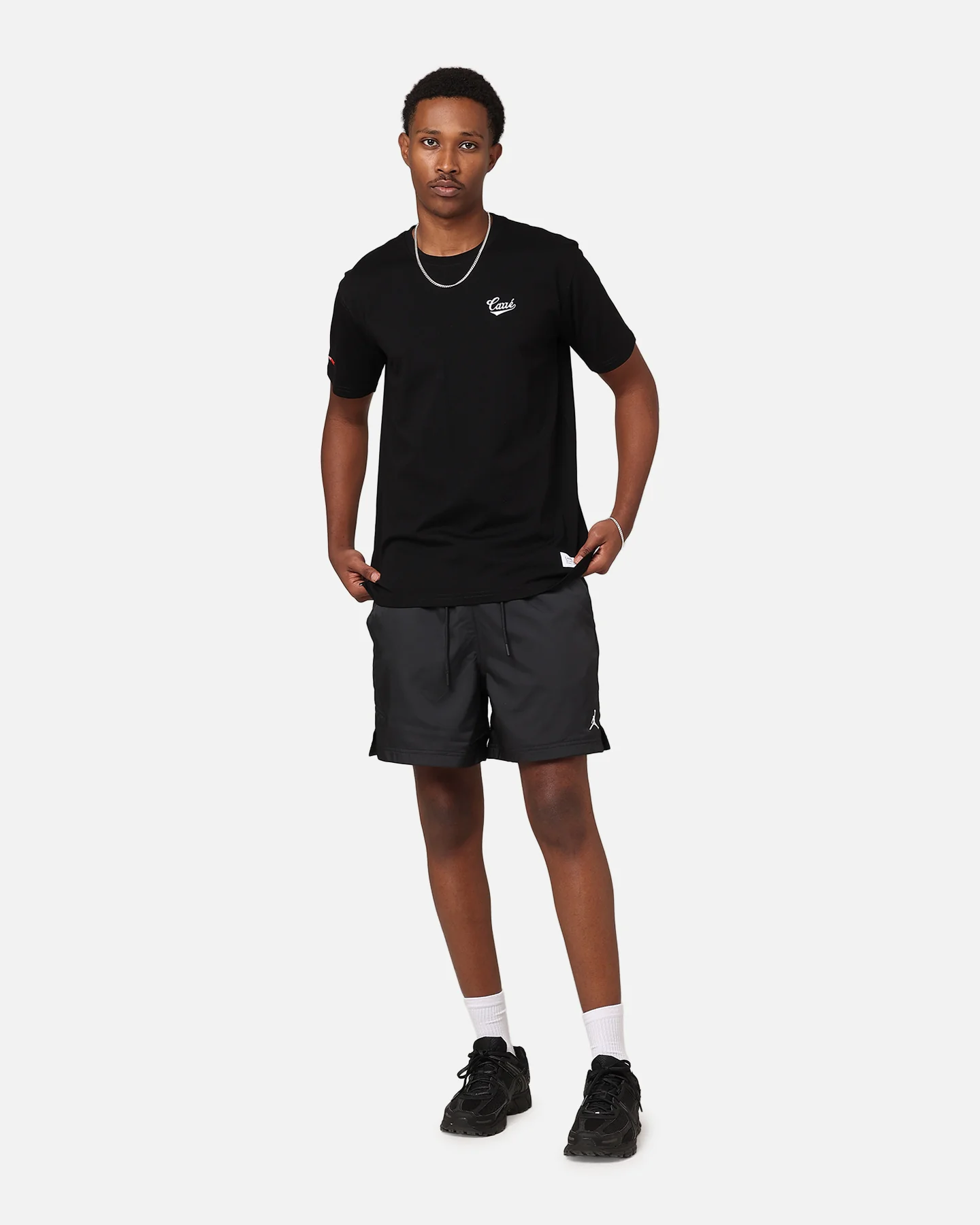 Jordan Essential Poolside 5" Shorts Black/White - Image 2