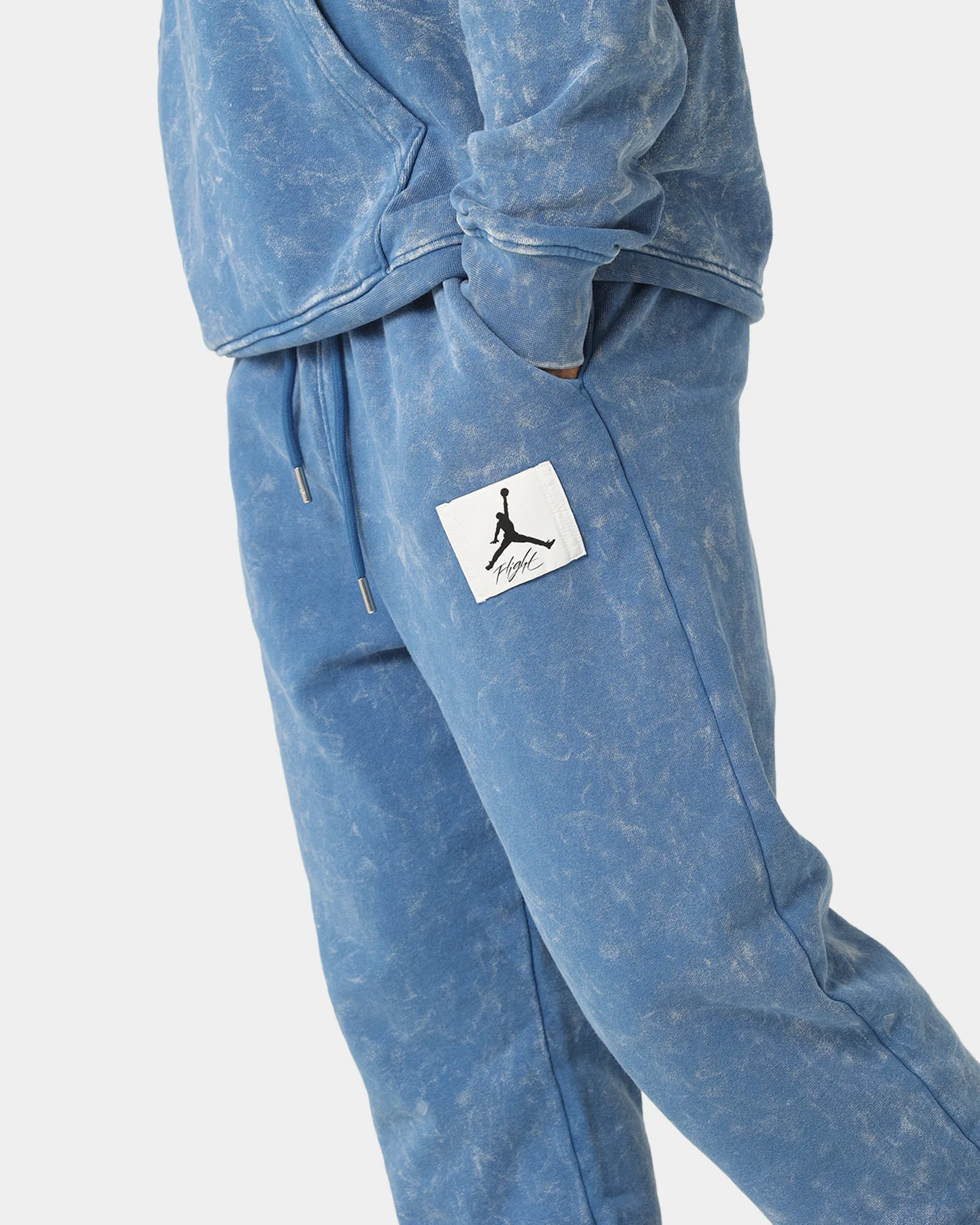Jordan Essential Statement Washed Fleece Pants True Blue/Sail - Image 4