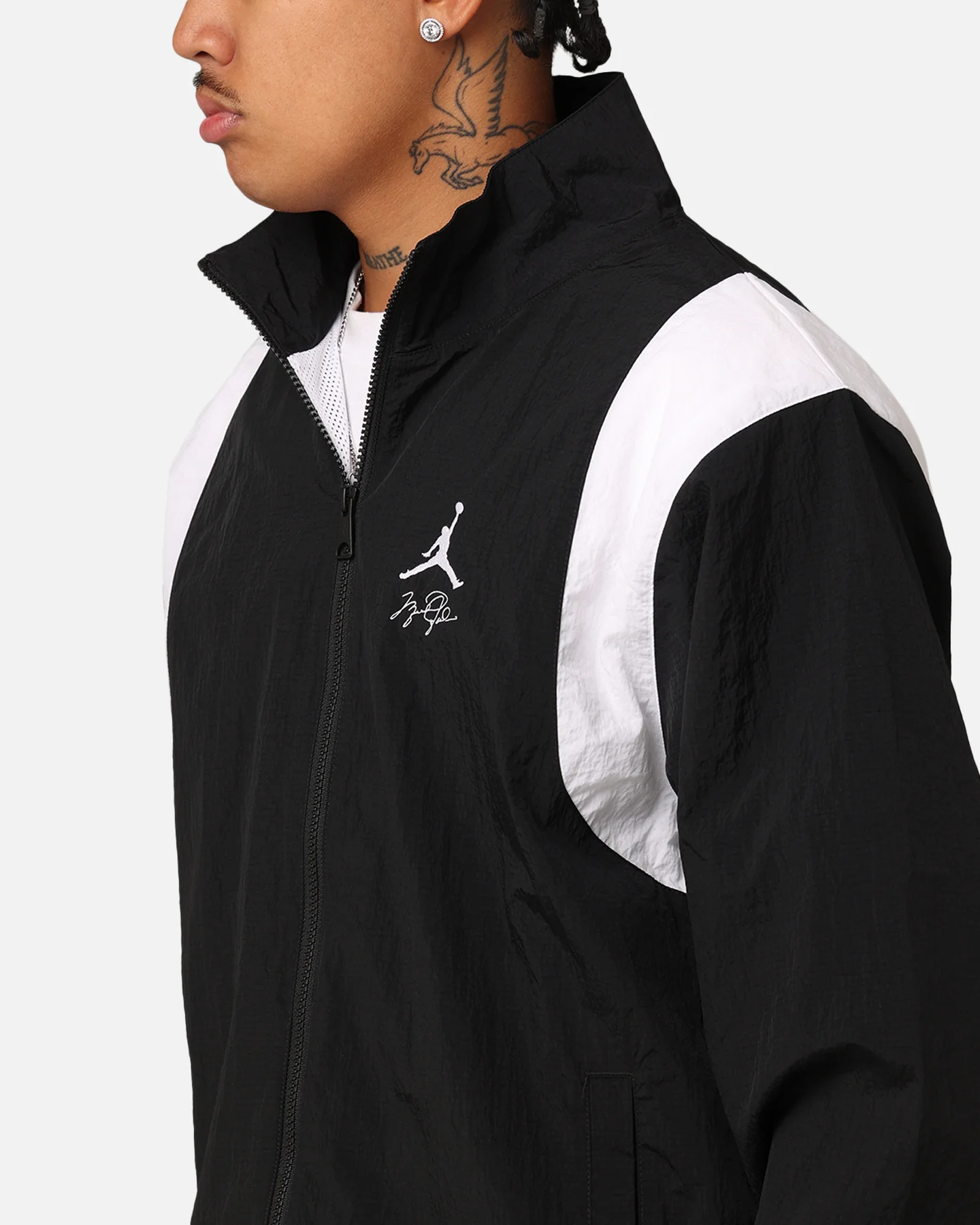 Jordan Essentials Jacket Black/White - Image 6