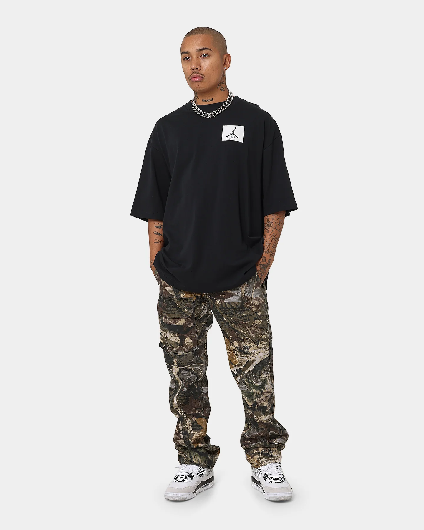 Jordan Flight Essential Oversized T-Shirt Black - Image 2