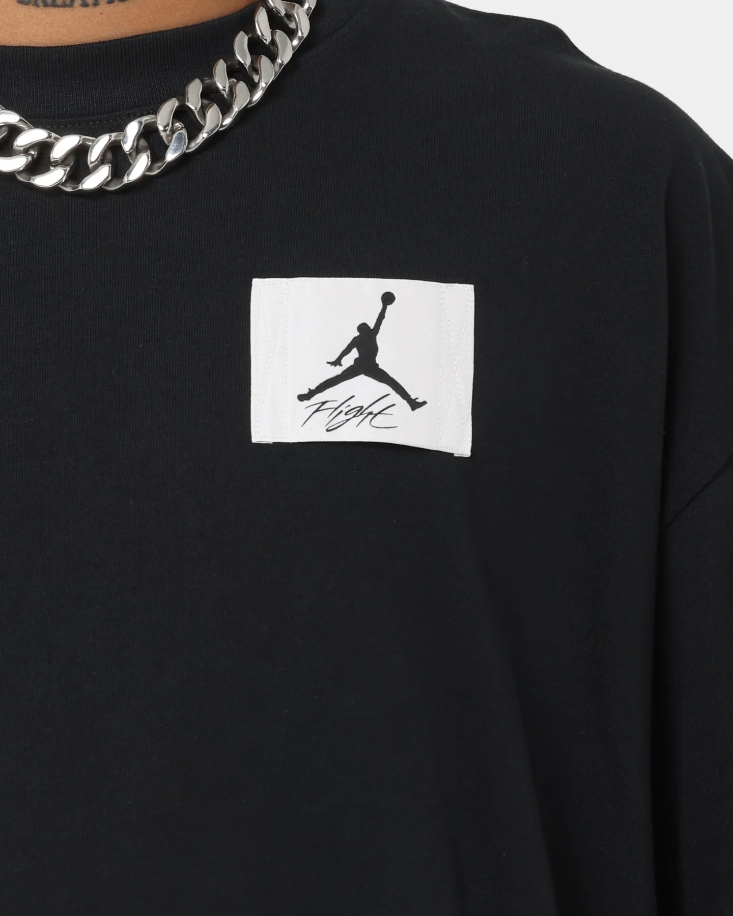Jordan Flight Essential Oversized T-Shirt Black - Image 3