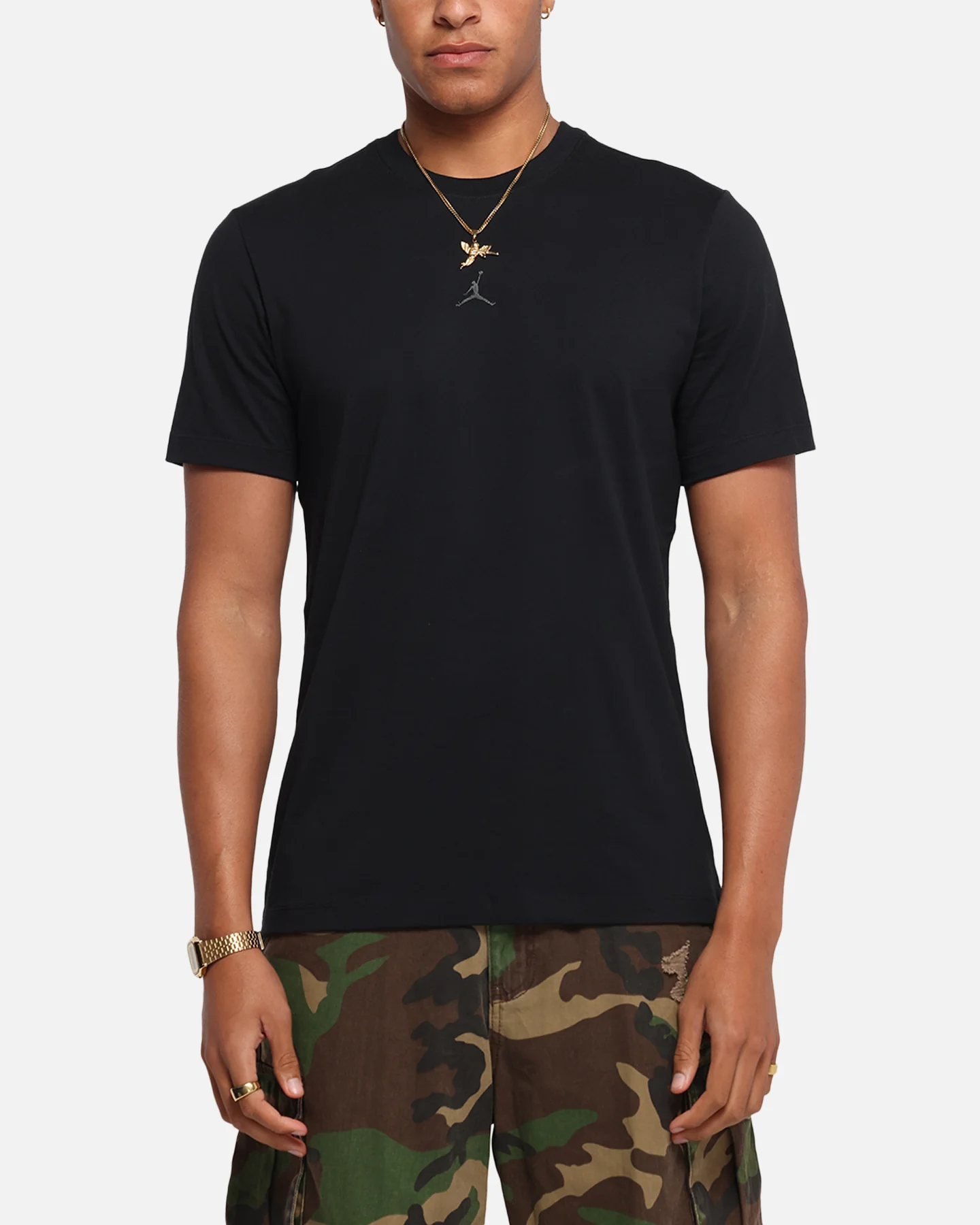 Jordan Flight Essentials AJ1 T-Shirt Black/Sail - Image 2