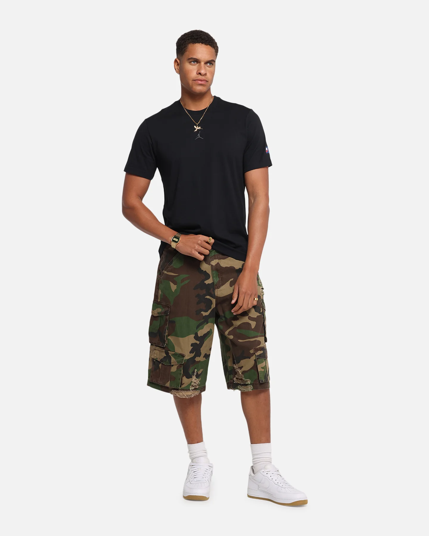 Jordan Flight Essentials AJ1 T-Shirt Black/Sail - Image 4