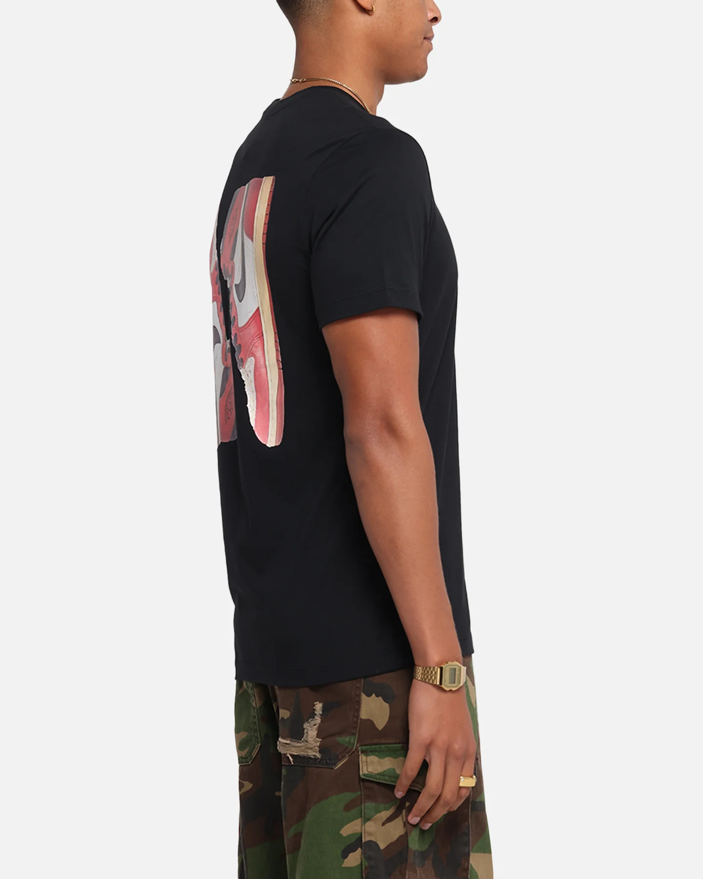 Jordan Flight Essentials AJ1 T-Shirt Black/Sail - Image 5