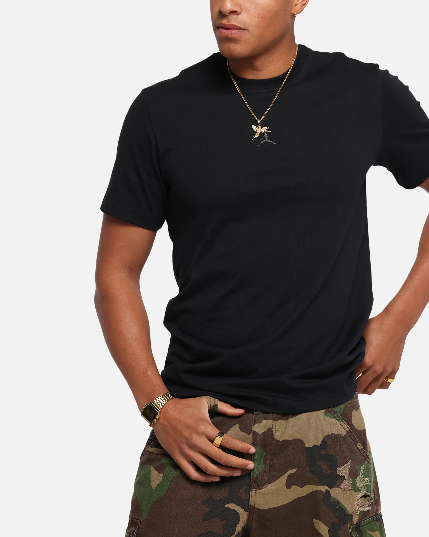 Jordan Flight Essentials AJ1 T-Shirt Black/Sail - Image 8