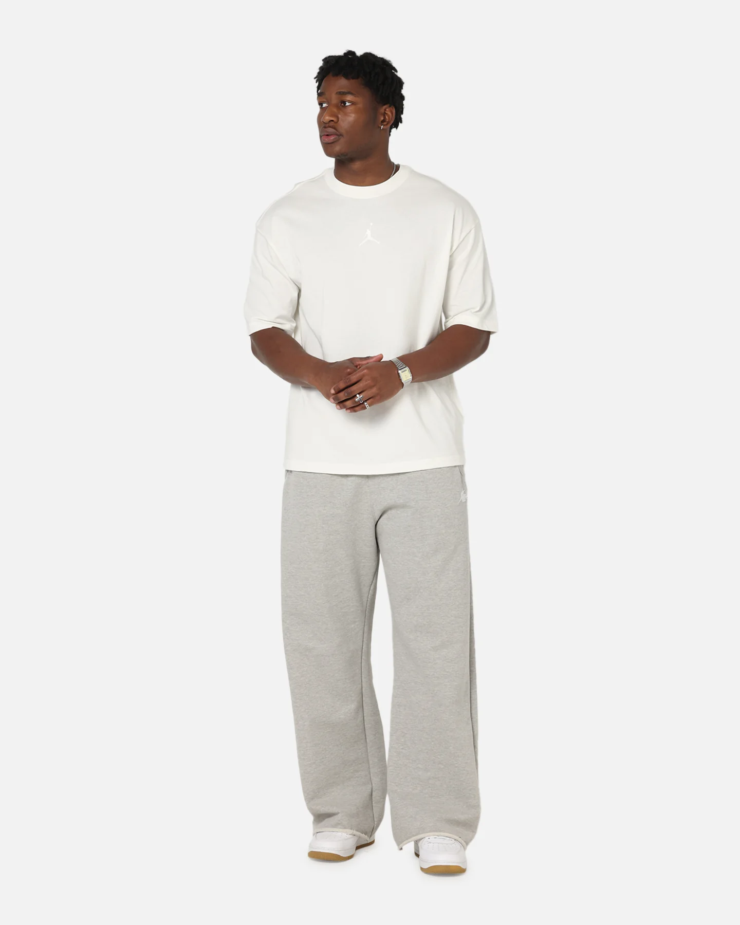 Jordan Flight Essentials Oversized Crewneck T-Shirt Sail/Sail - Image 2