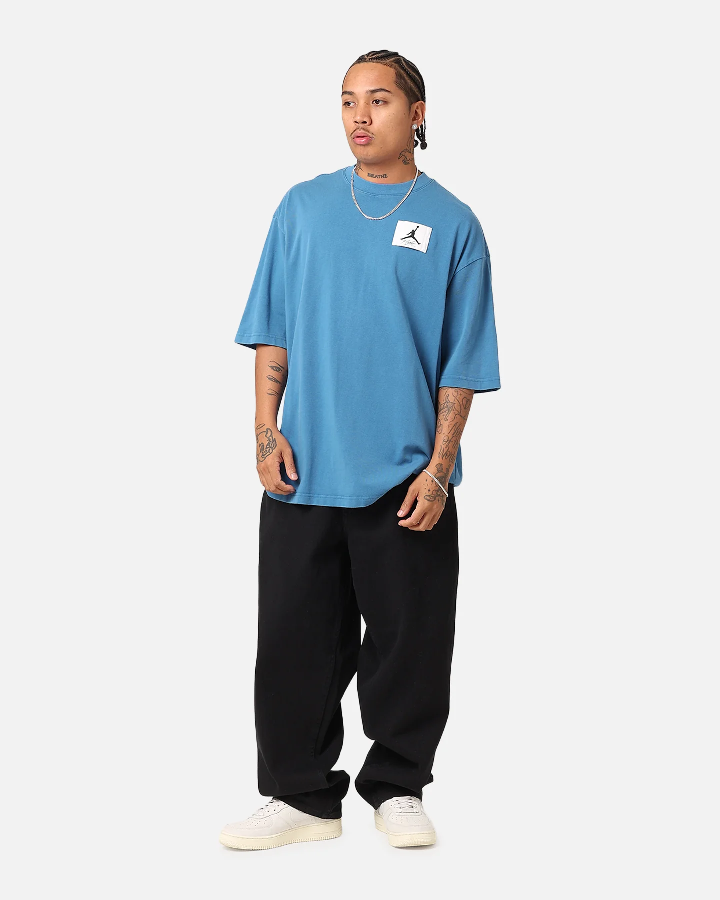 Jordan Flight Essentials Oversized T-Shirt Industrial Blue - Image 2