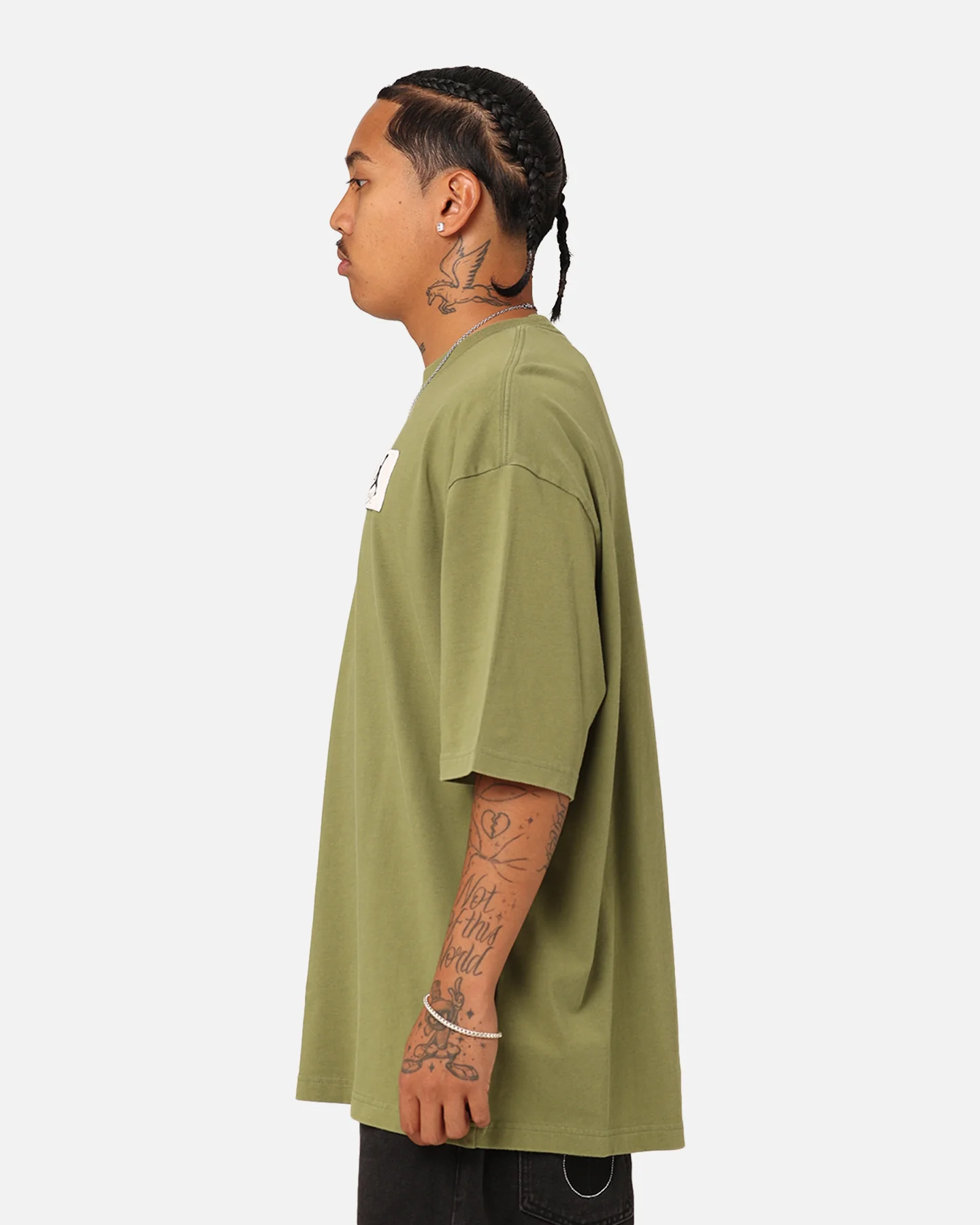 Jordan Flight Essentials Oversized T-Shirt Sky J Light Olive - Image 6