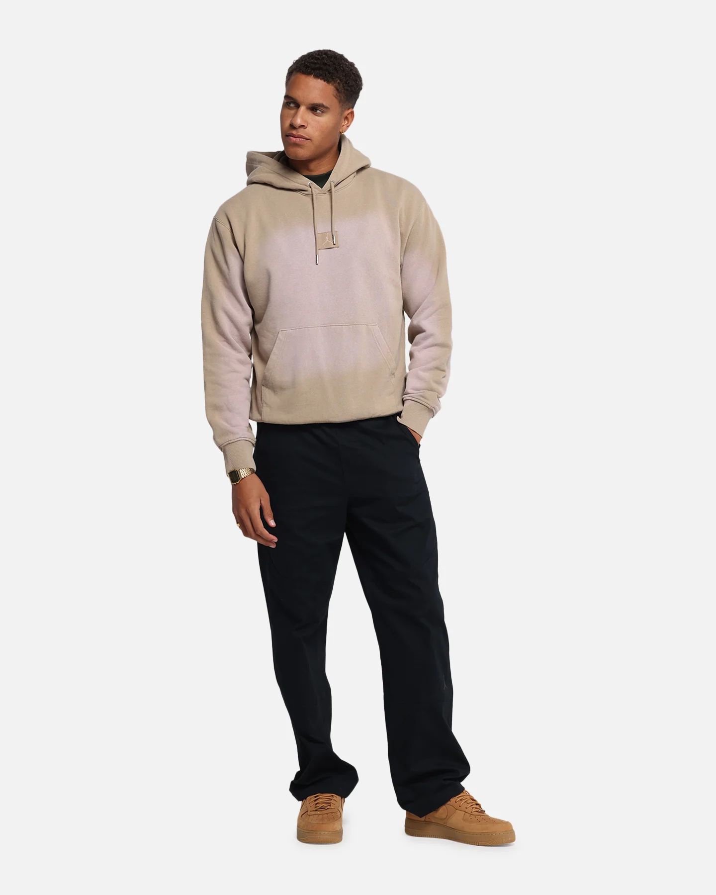 Jordan Flight Fleece Pullover Hoodie Desert Camo - Image 2
