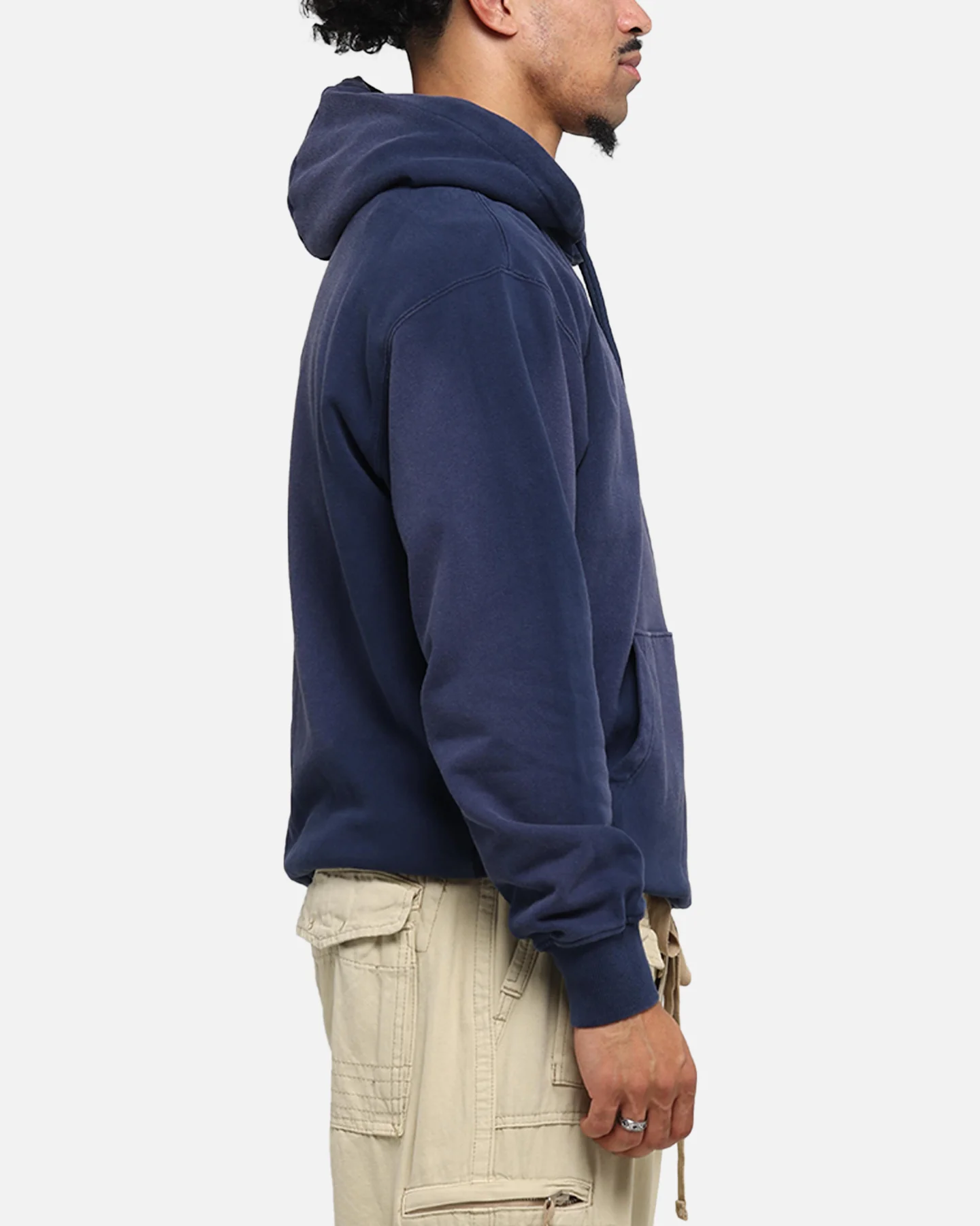Jordan Flight Fleece Pullover Hoodie Midnight Navy - Image 4