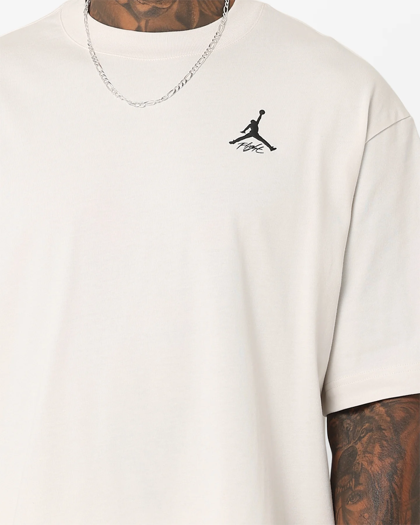 Jordan Flight Heritage 85 Graphic T-Shirt Phantom/Desert/Black - Image 4