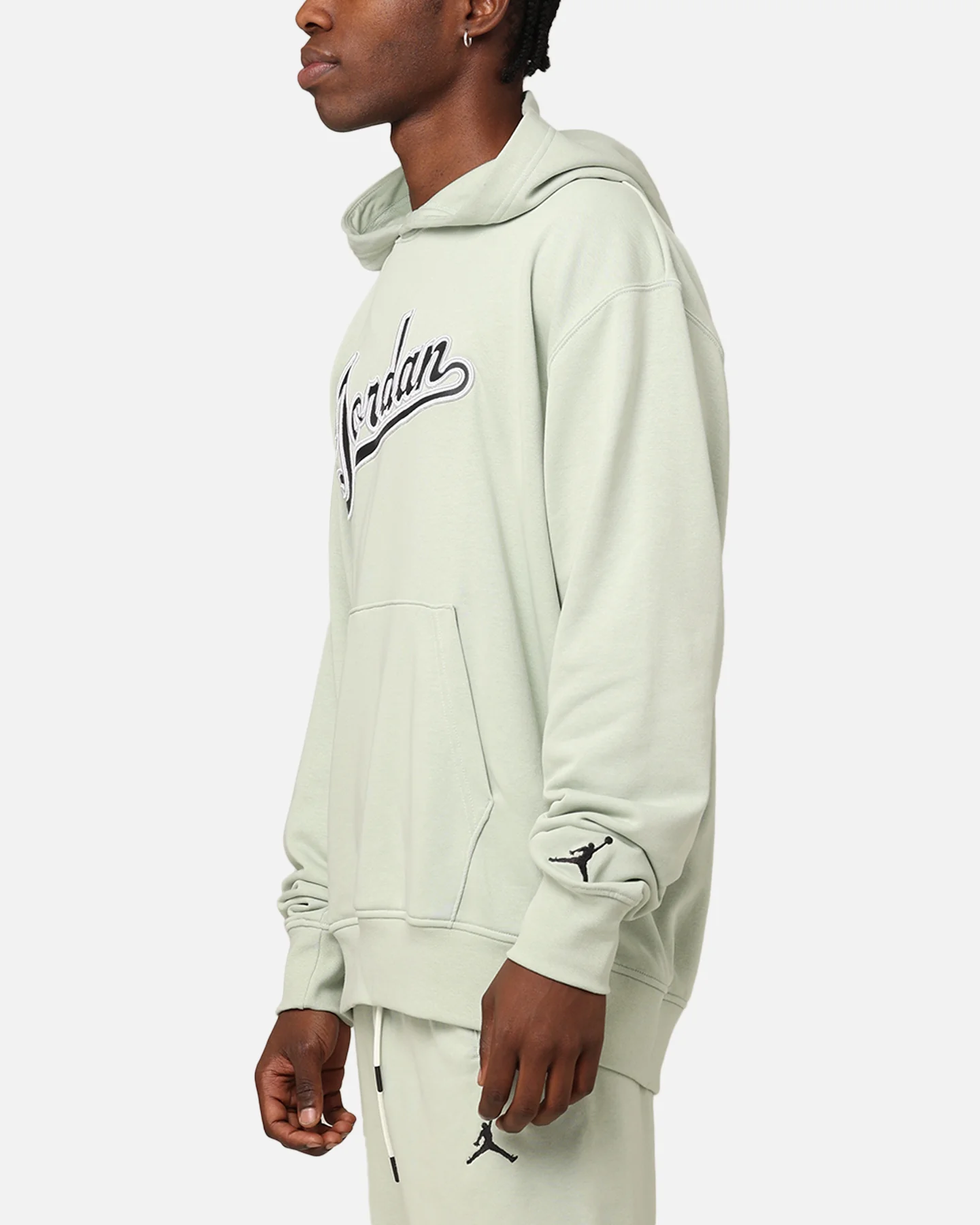 Jordan Flight MVP Fleece Pullover Hoodie Seafoam - Image 5