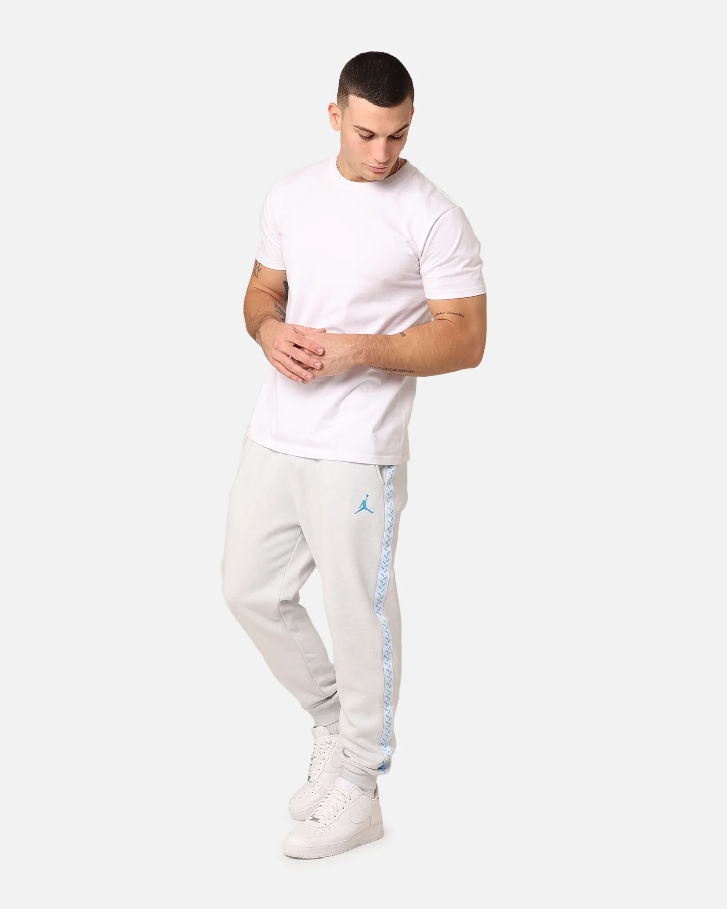 Jordan Flight MVP Harbour Fleece Pants Pure Platinum - Image 2