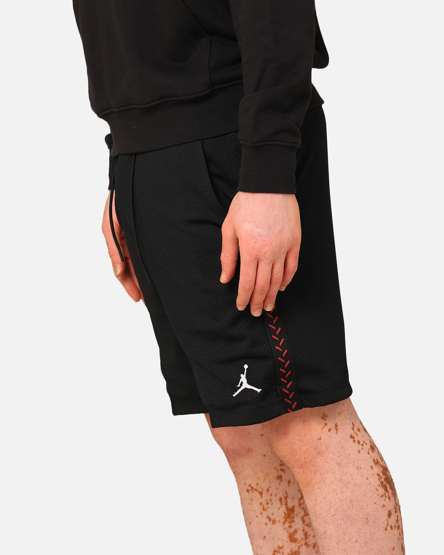 Jordan Flight MVP Mesh Shorts Black/Dune Red - Image 4