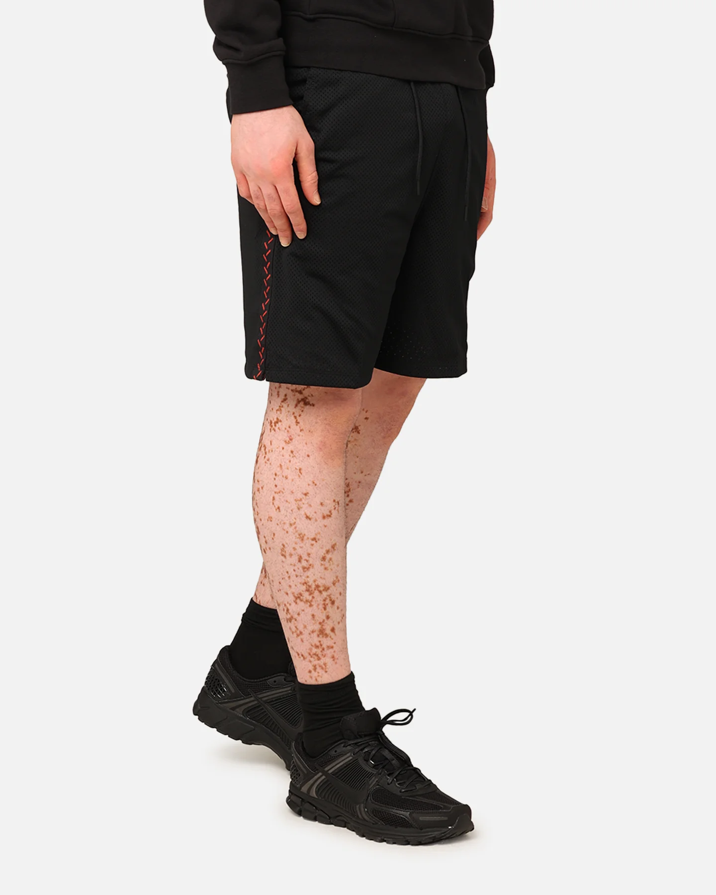 Jordan Flight MVP Mesh Shorts Black/Dune Red - Image 5