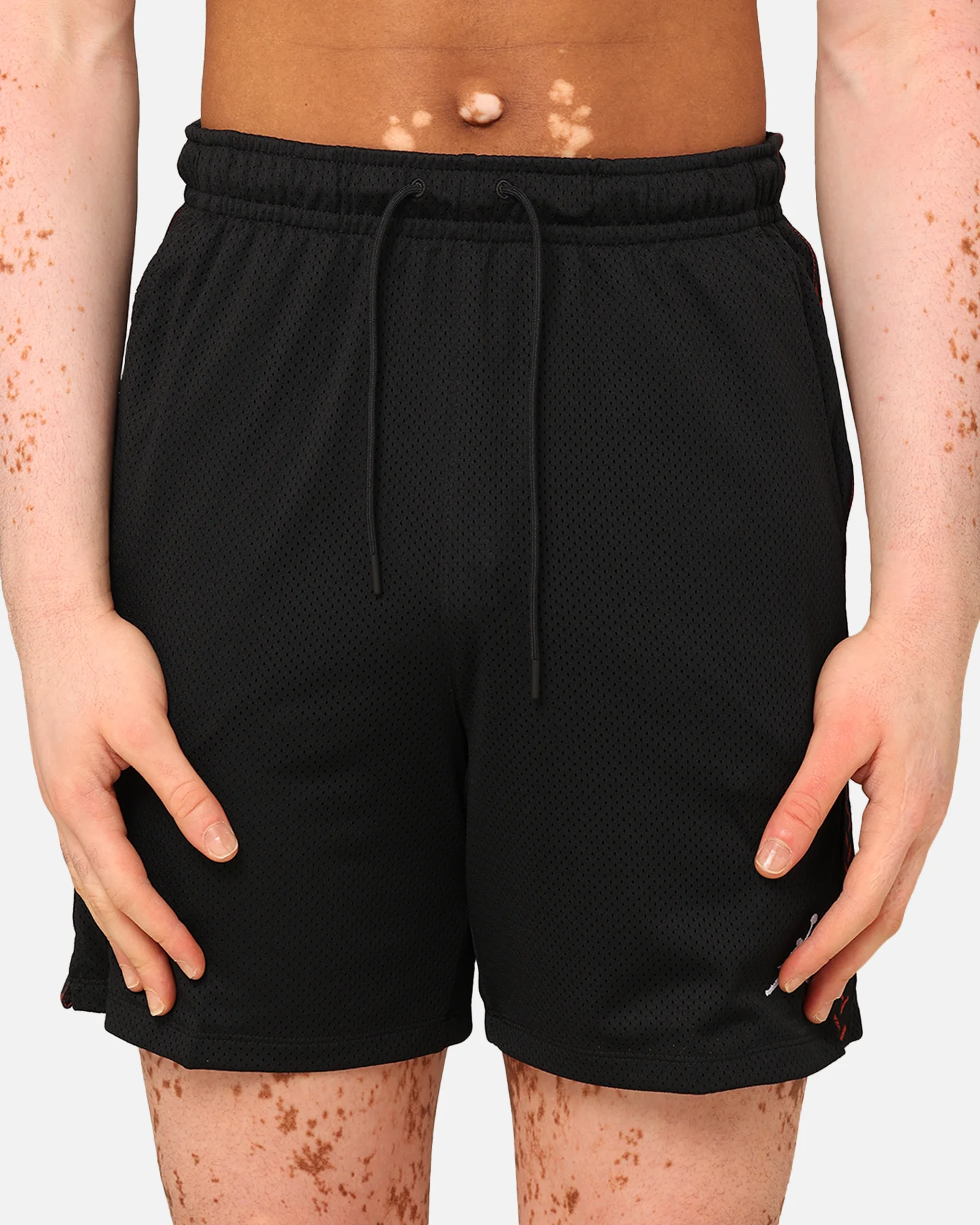 Jordan Flight MVP Mesh Shorts Black/Dune Red - Image 7