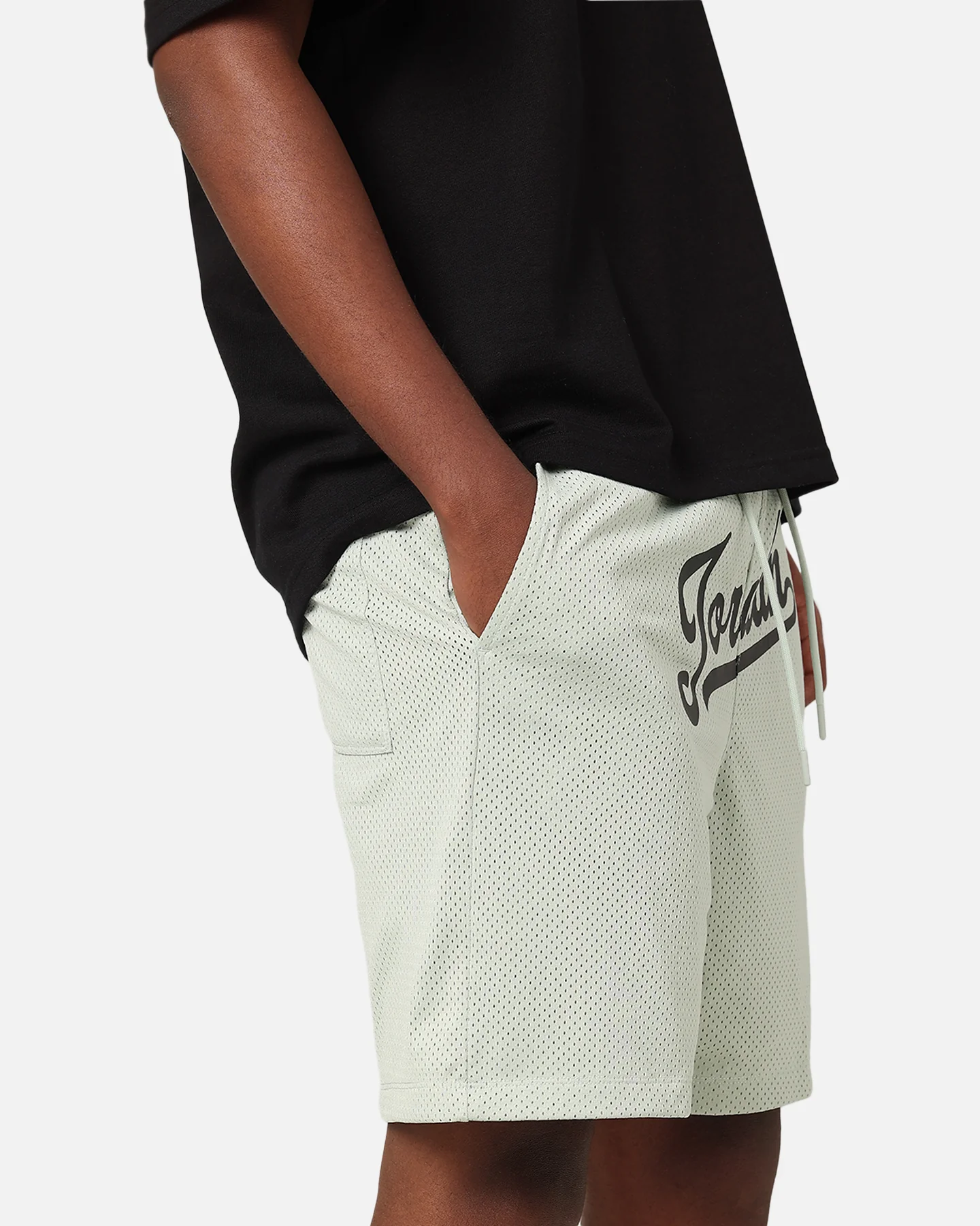 Jordan Flight MVP Statement Mesh Shorts Seafoam/Black - Image 3