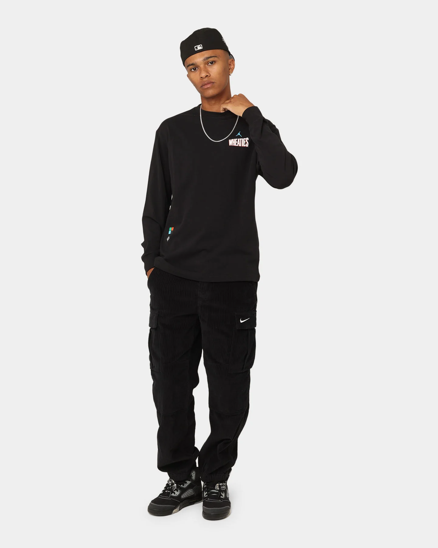 Jordan Flight MVP Statement 85 Crewneck Black/White - Image 8
