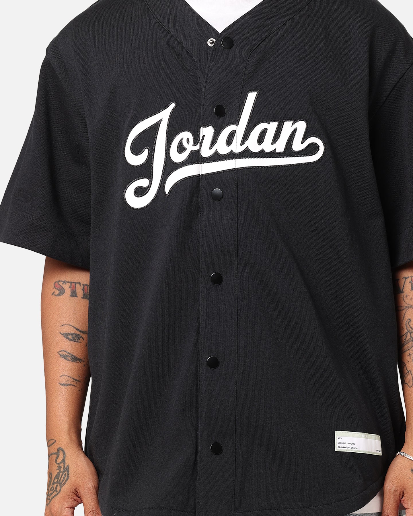 Jordan Flight MVP Statement Baseball Top Black/White - Image 3