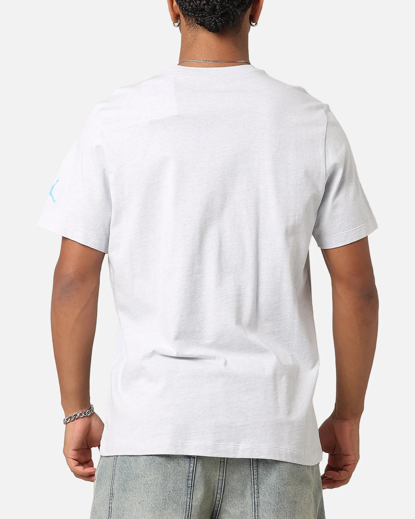 Jordan Flight MVP T-Shirt Pure Platinum/Dk Powder Blue - Image 3