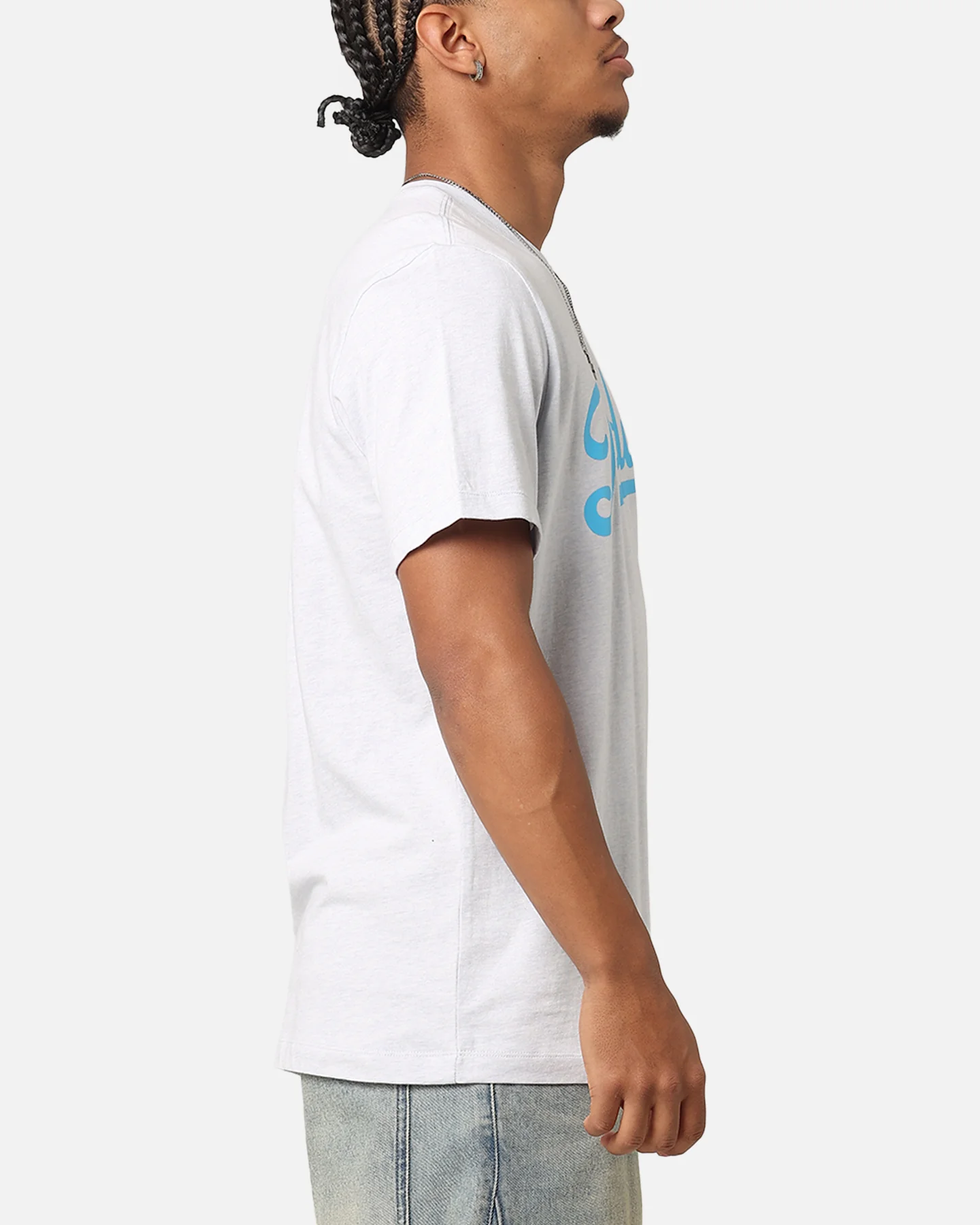 Jordan Flight MVP T-Shirt Pure Platinum/Dk Powder Blue - Image 4