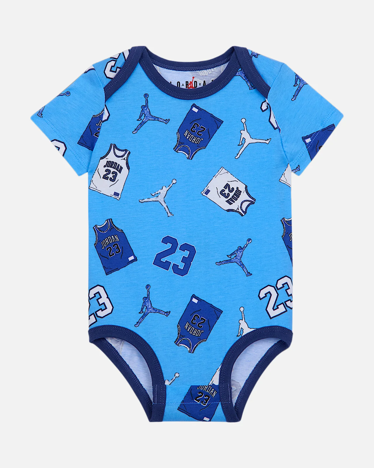 Jordan Infant Jumpamn 23 Jersey Bodysuit Set 3 Pack University Blue - Image 3