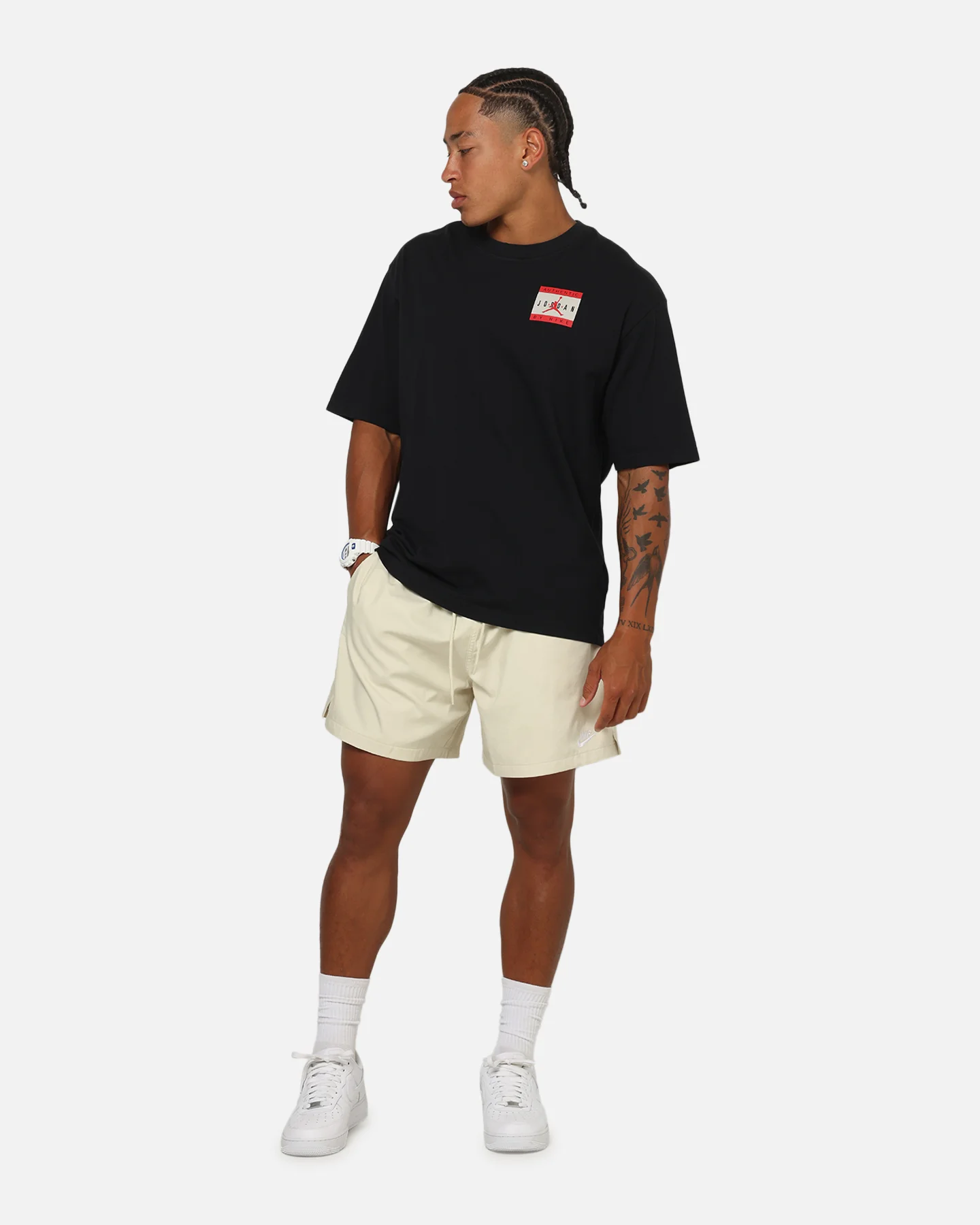 Jordan Jumpman Brand Authentic T-Shirt Black/University Red - Image 4