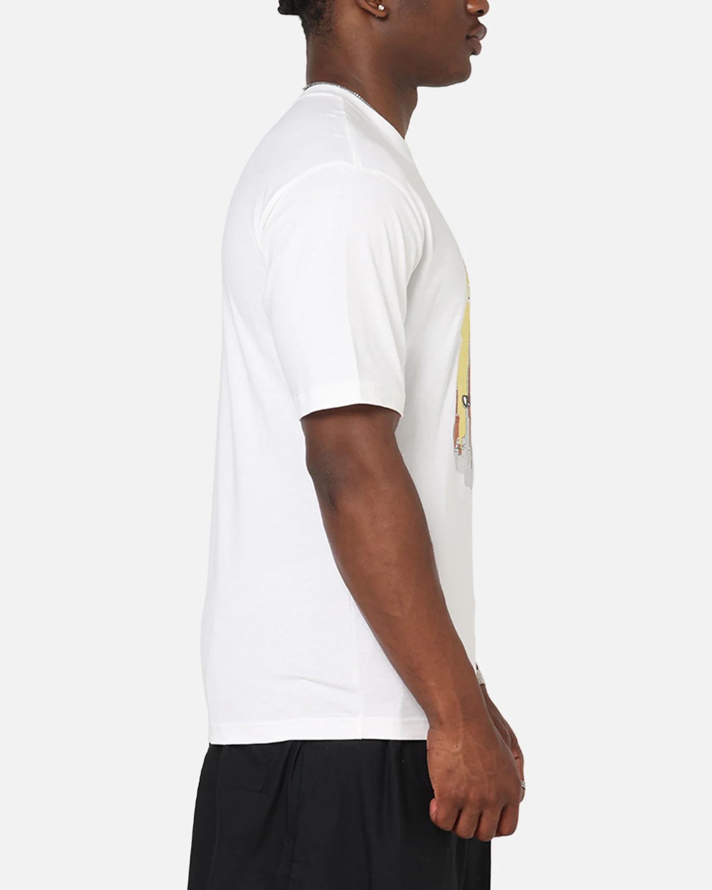 Jordan Jumpman Comic Crewneck T-Shirt White/Black - Image 3
