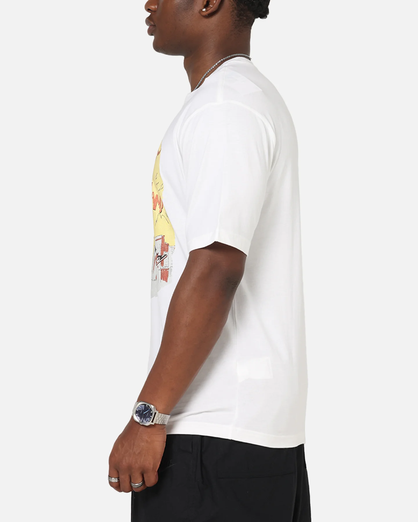 Jordan Jumpman Comic Crewneck T-Shirt White/Black - Image 4