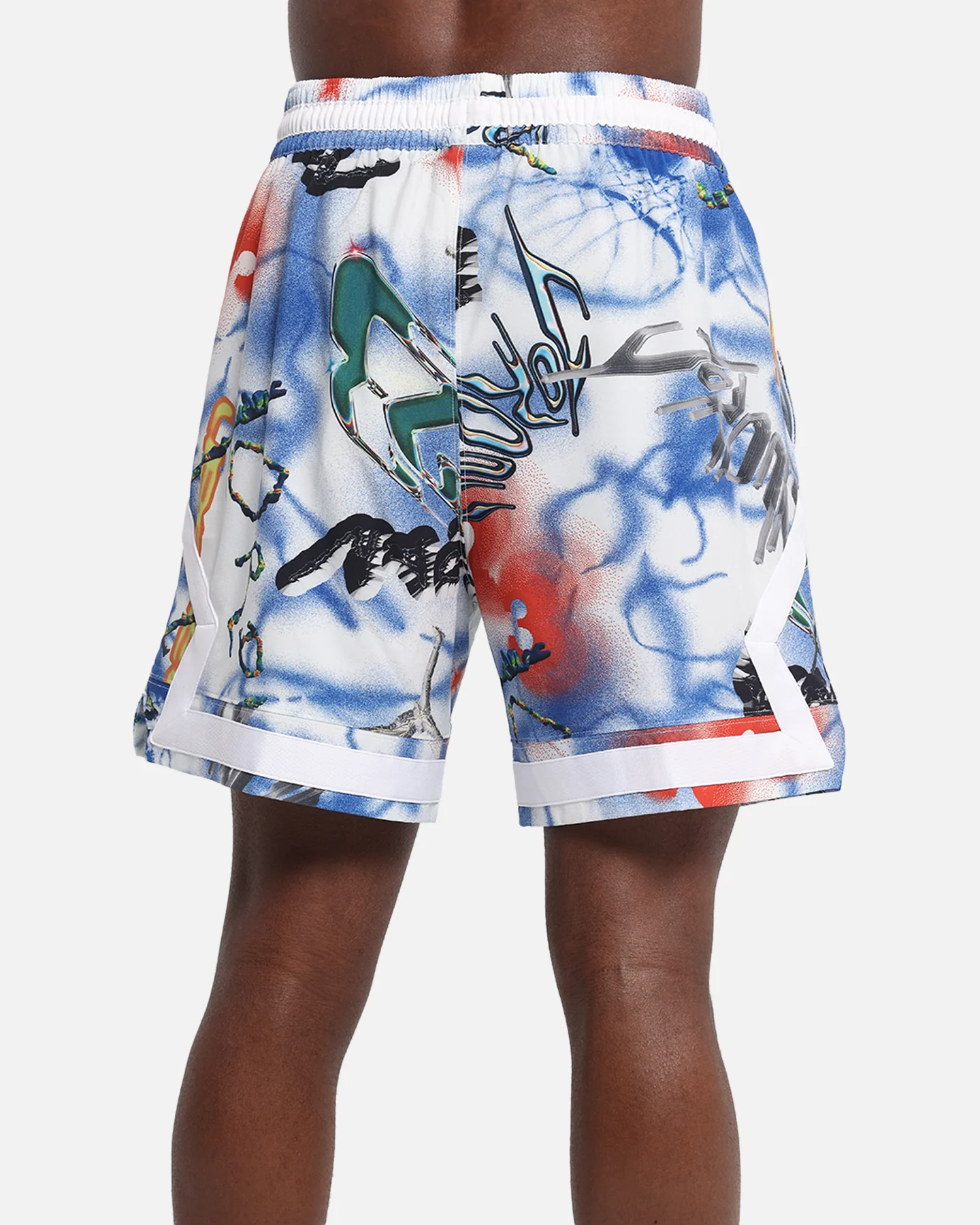 Jordan Jumpman Dri-FIT Sport Diamond Shorts White/Black - Image 8