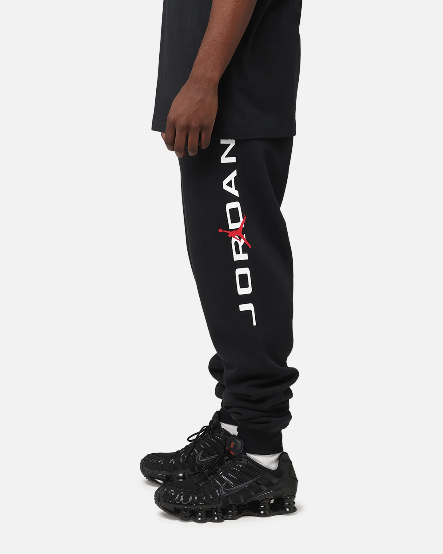 Jordan Jumpman Essentials Air Stretch Fleece Pants Black - Image 6