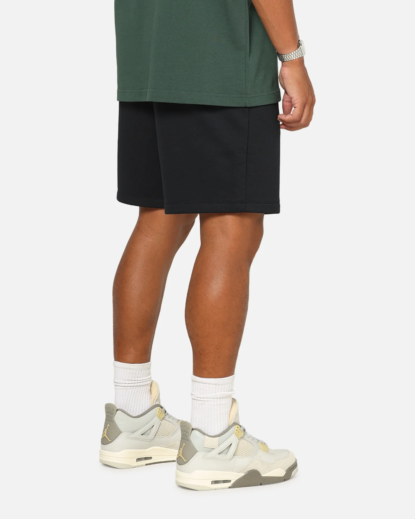 Jordan Jumpman Fleece Shorts Black/Red - Image 5
