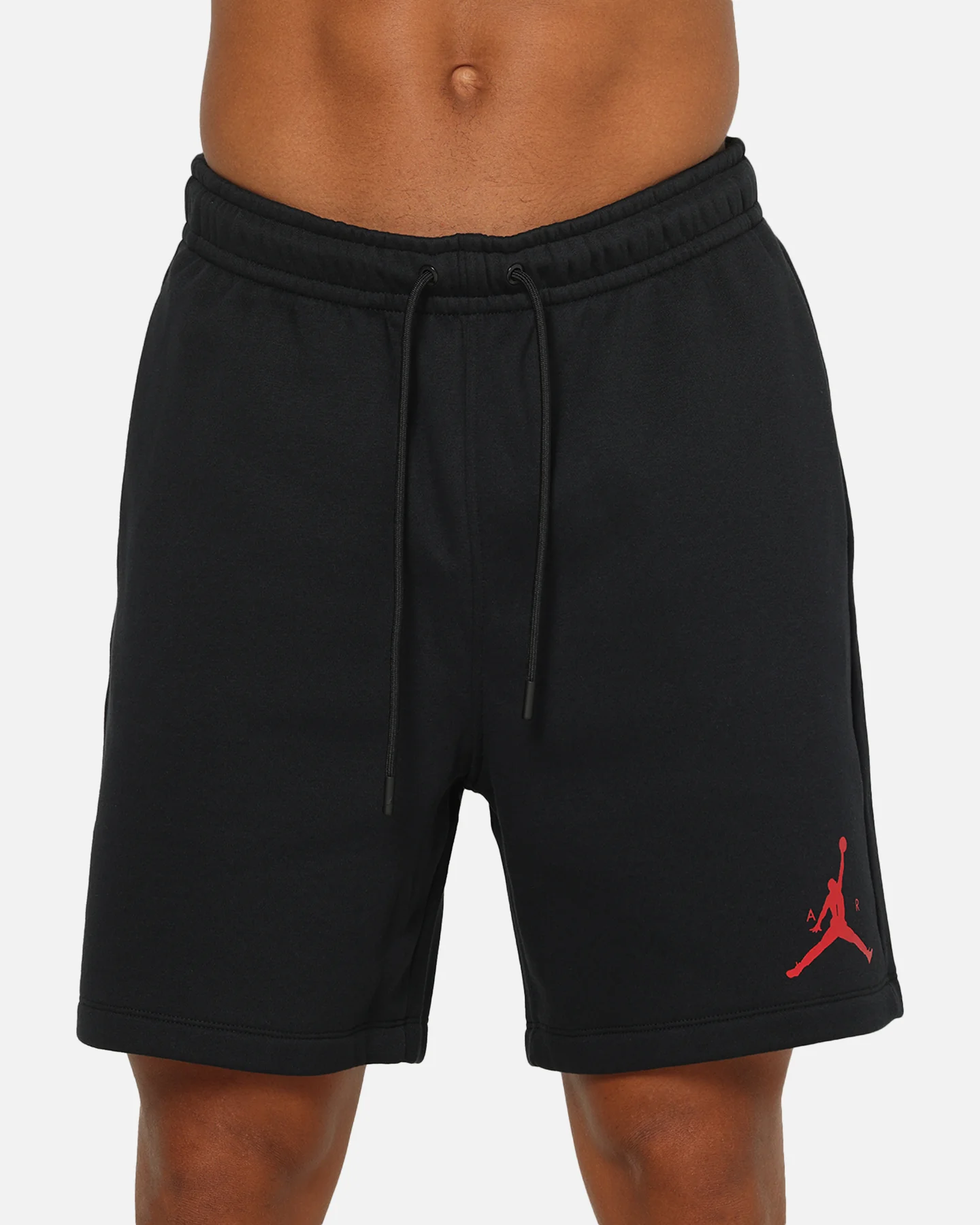 Jordan Jumpman Fleece Shorts Black/Red - Image 7