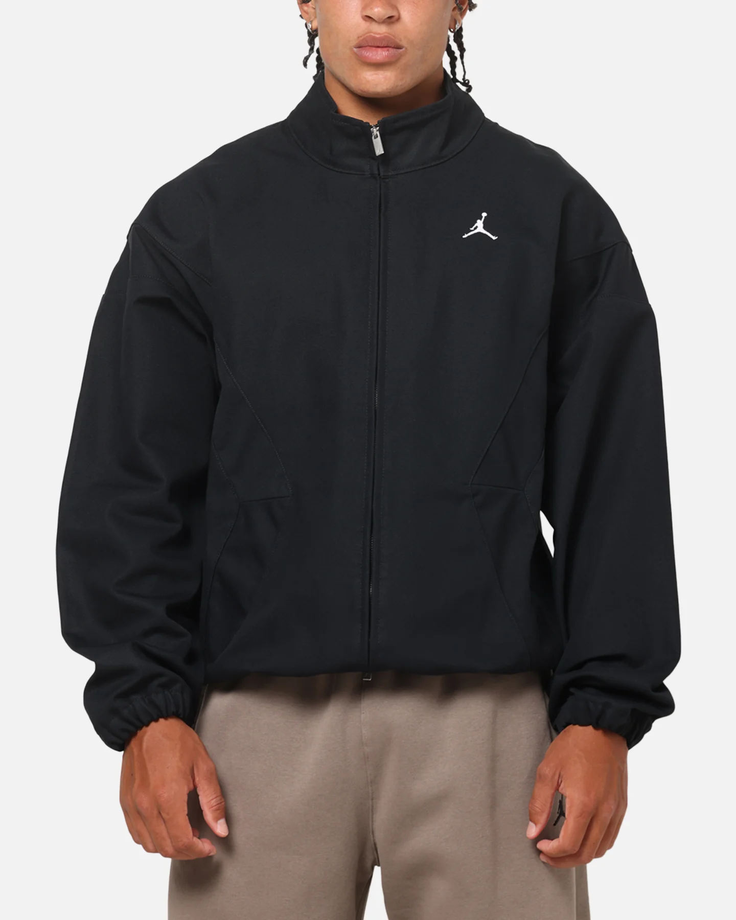 Jordan Jumpman Flight Graphic Workwear Jacket Black/White - Image 2