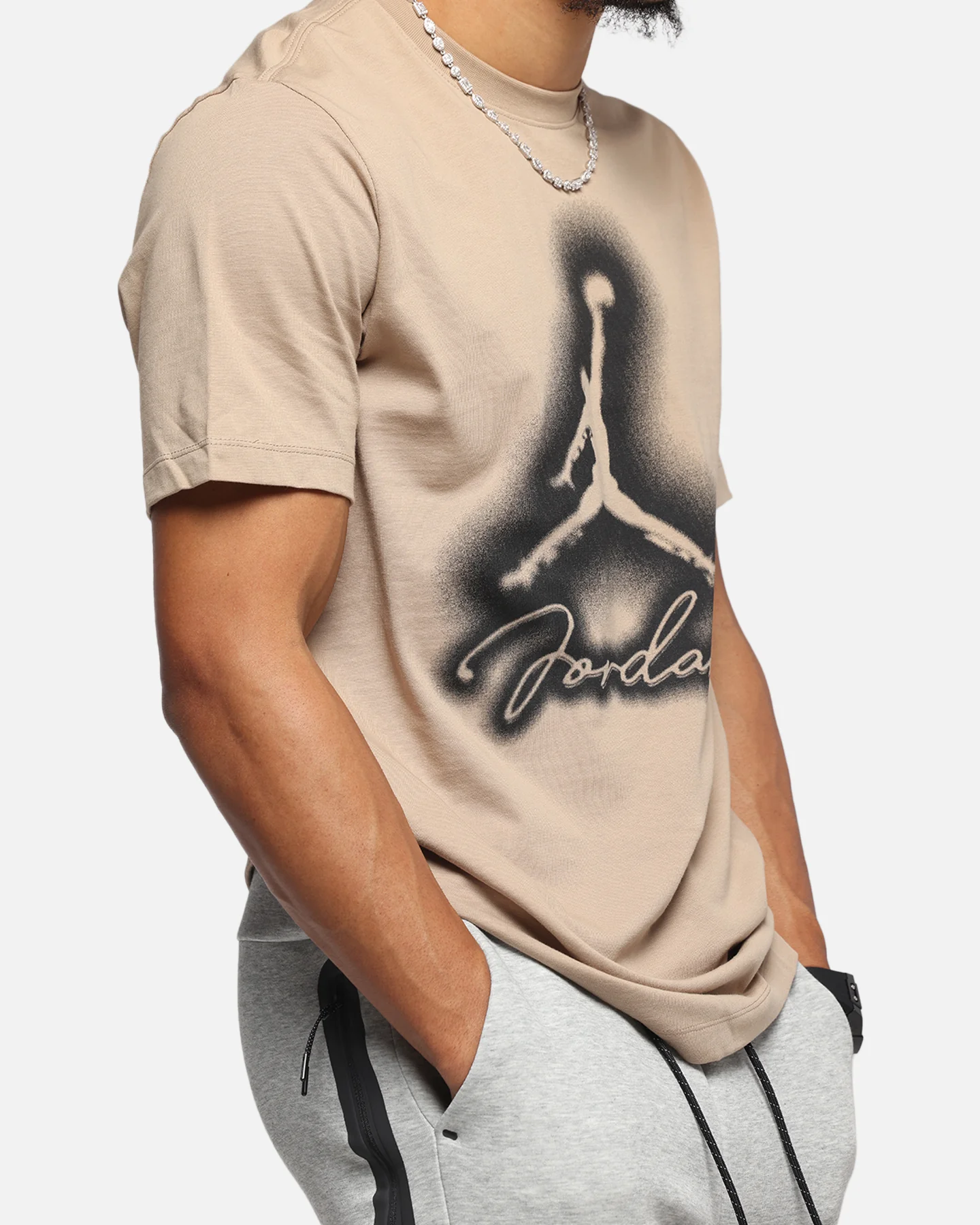 Jordan Jumpman Flight MVP T-Shirt Desert Camo/Black - Image 6