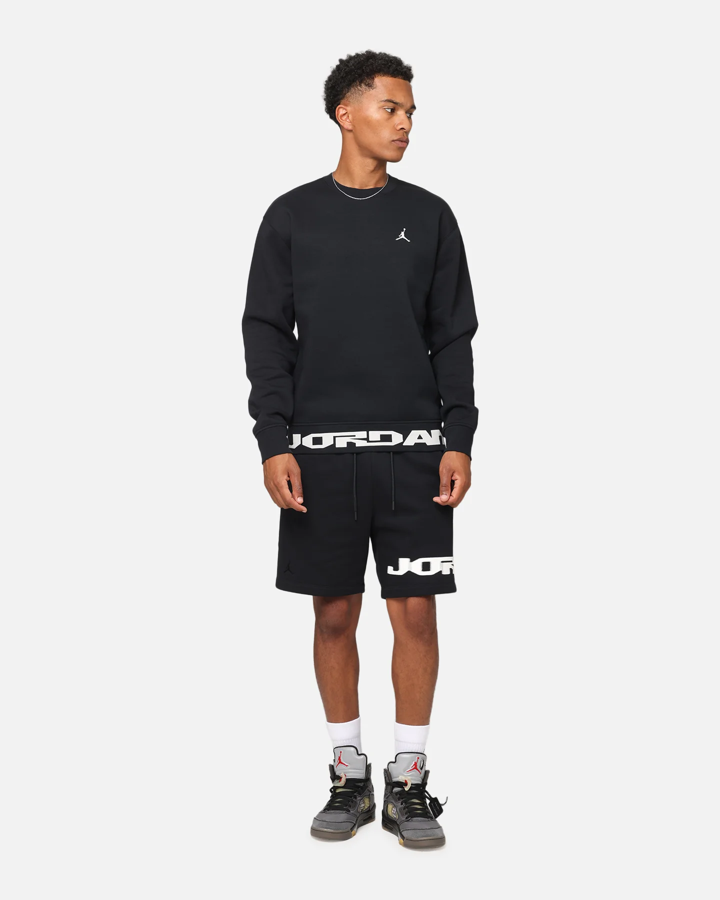 Jordan Jumpman MVP Fleece Shorts Black/Sail - Image 2