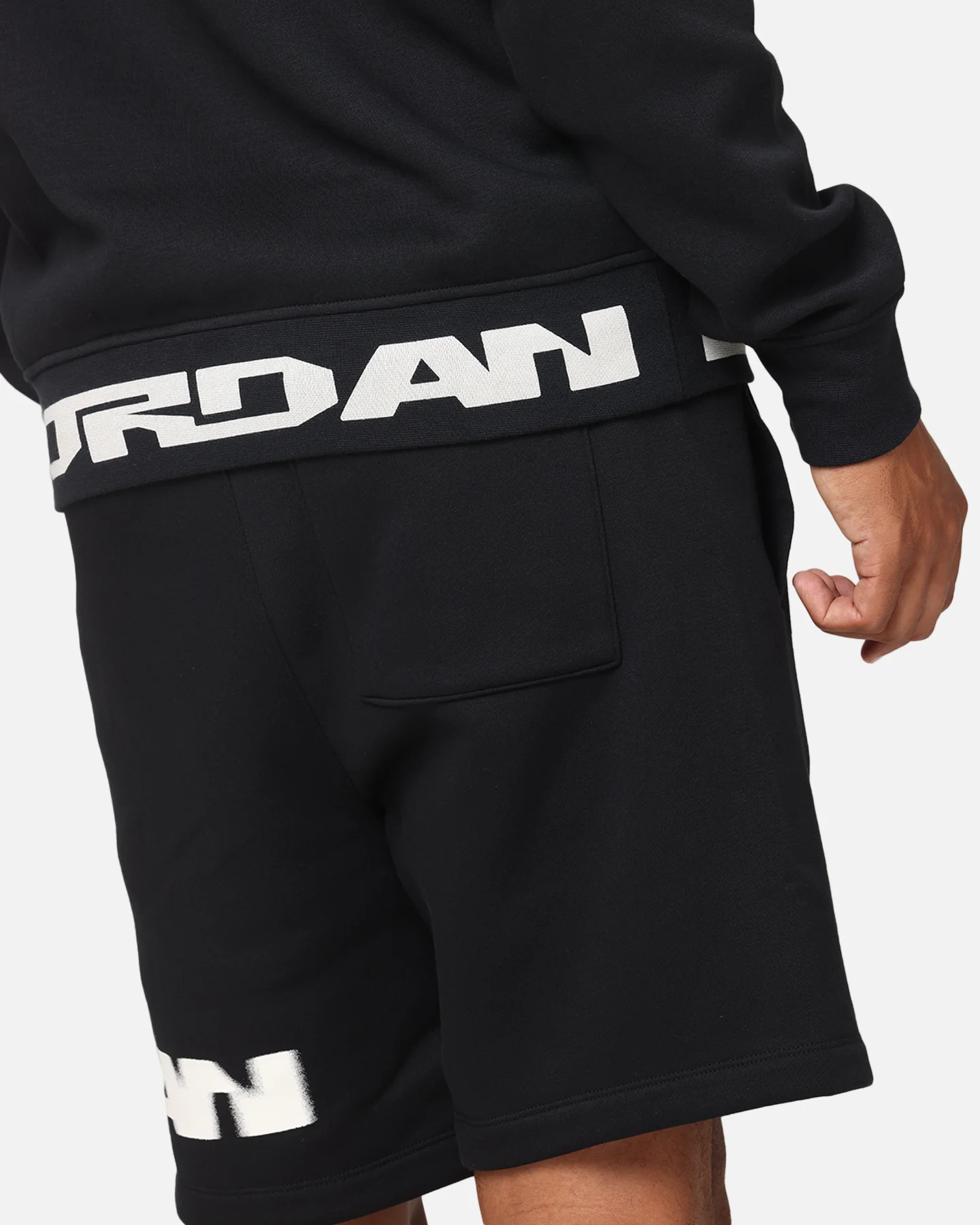 Jordan Jumpman MVP Fleece Shorts Black/Sail - Image 4