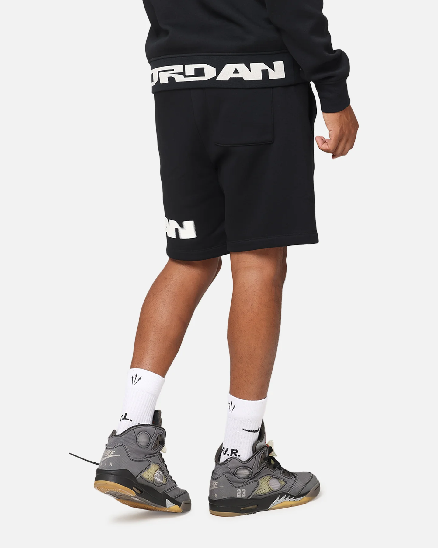 Jordan Jumpman MVP Fleece Shorts Black/Sail - Image 5