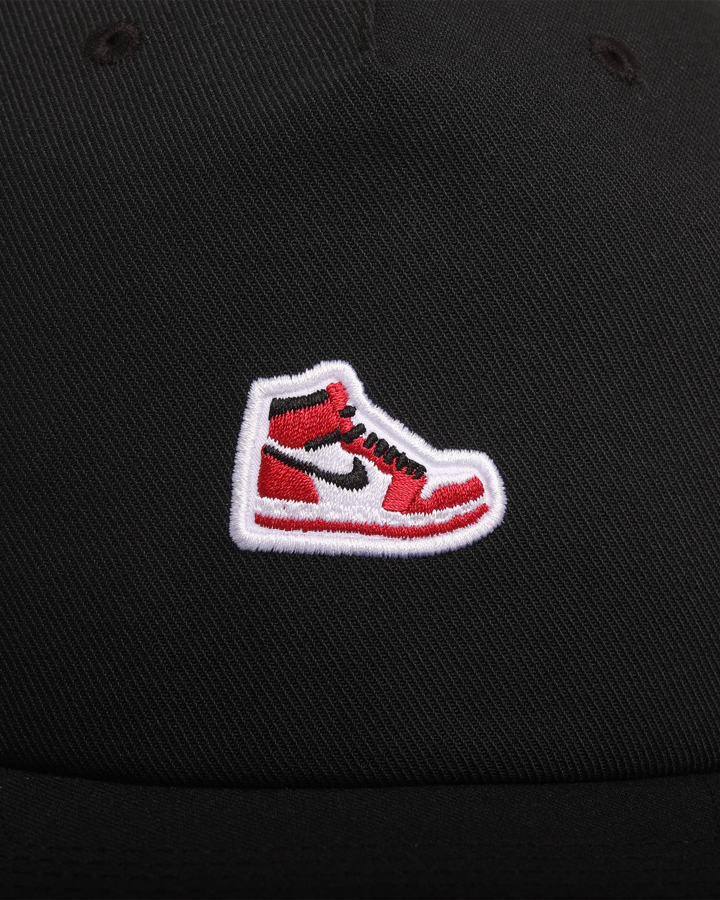 Jordan Jumpman Pro Sneaker Patch Structured Snapback Black - Image 5