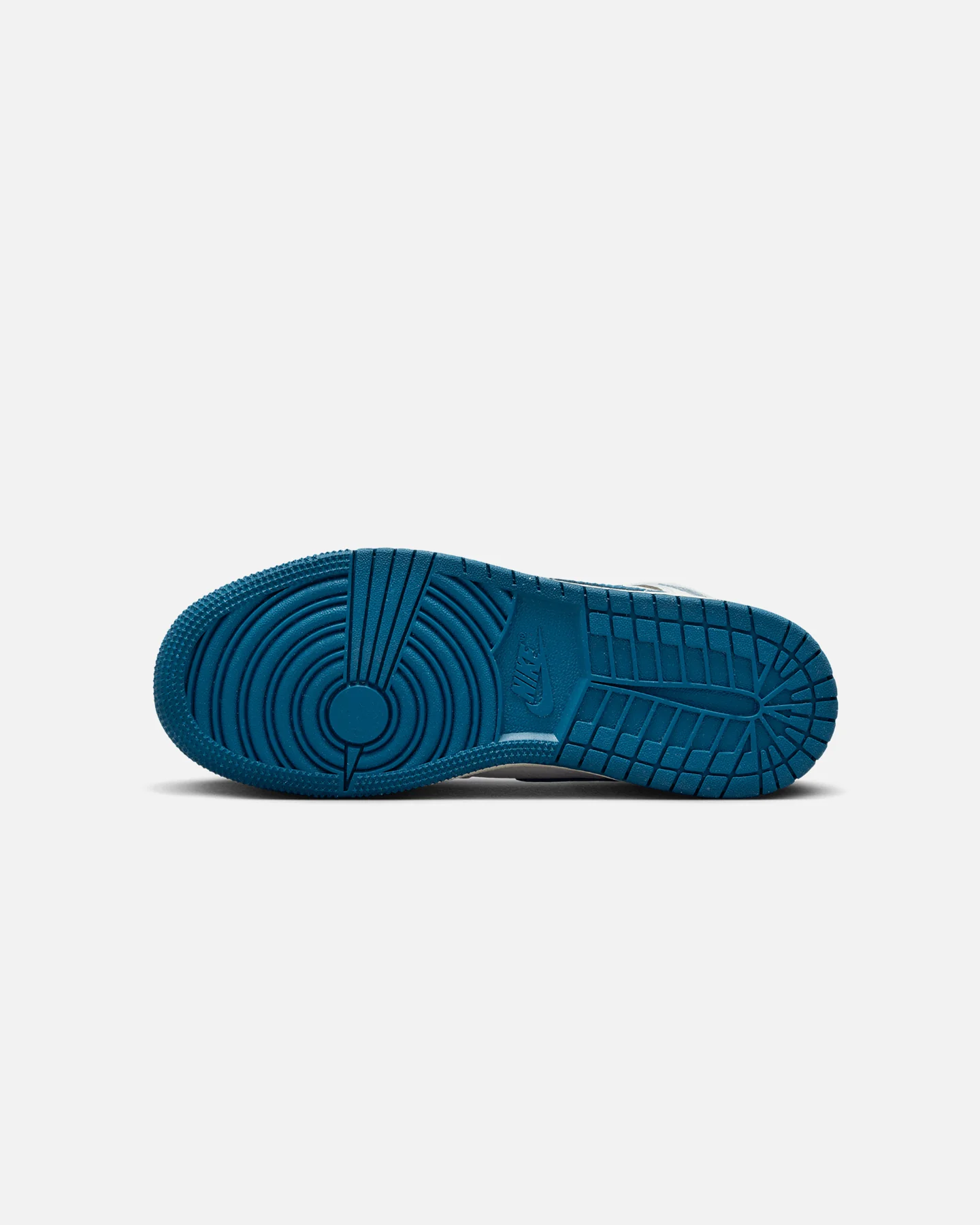 Jordan Kid's Air Jordan 1 Mid SE (GS) White/Industrial Blue - Image 5